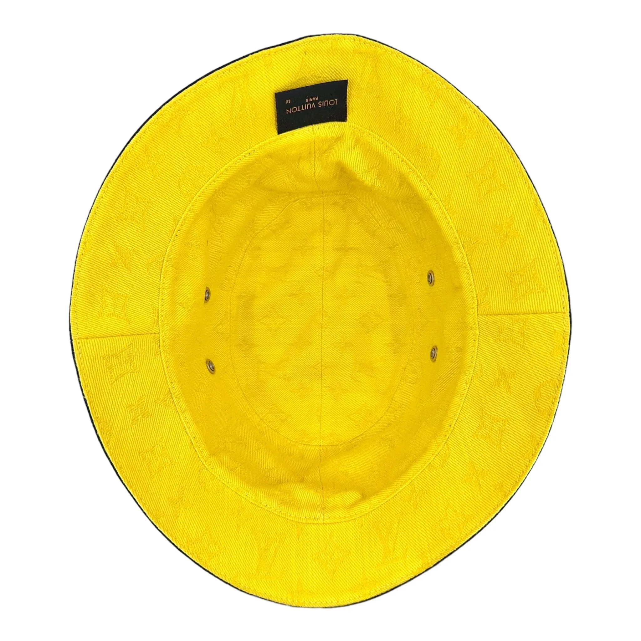 Louis Vuitton Everyday LV Bucket Hat Blue Yellow Pre-Owned
