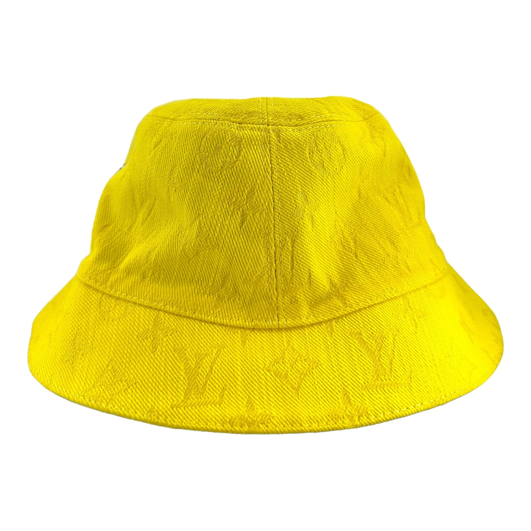 Louis Vuitton Everyday LV Bucket Hat Blue Yellow Pre-Owned