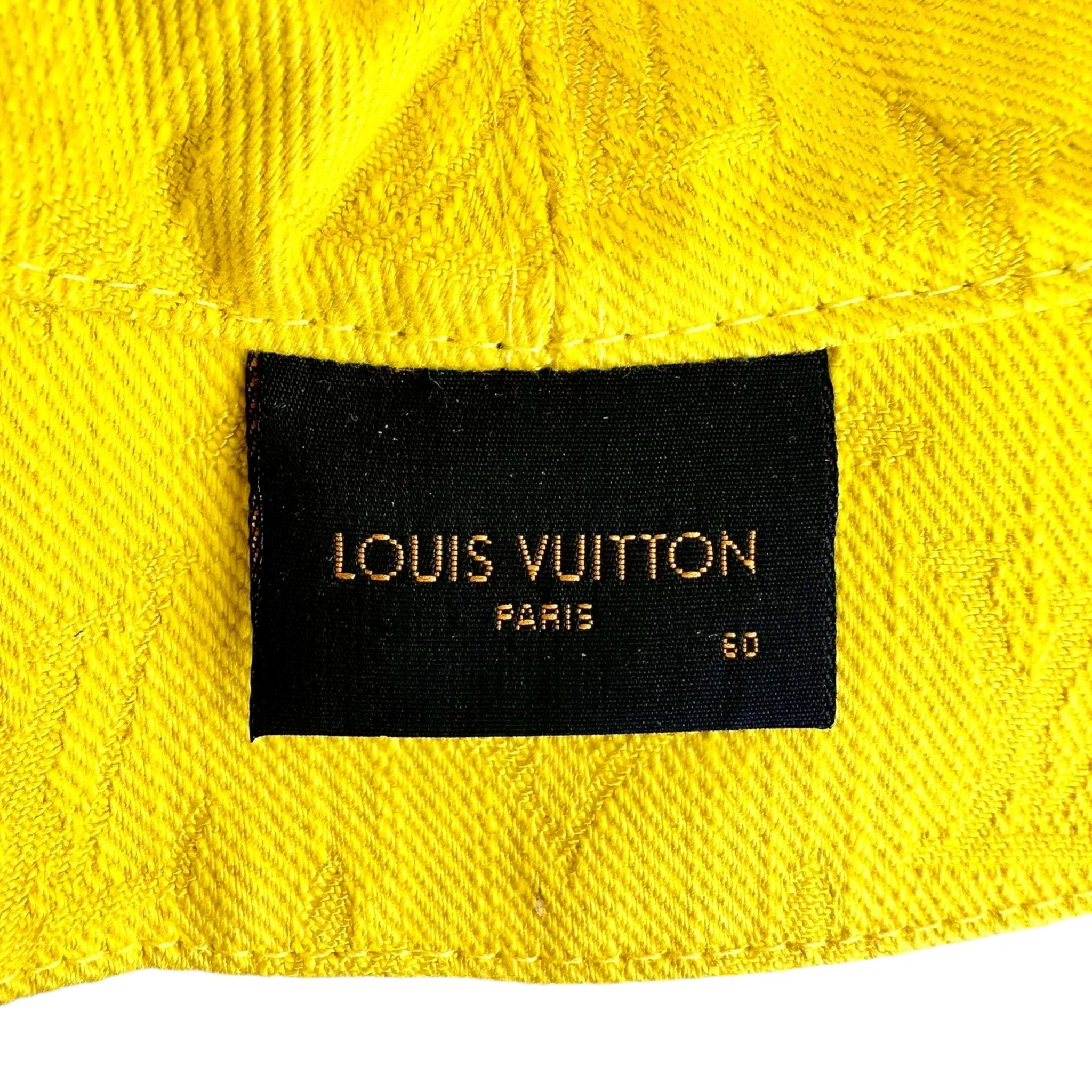 Louis Vuitton Everyday LV Bucket Hat Blue Yellow Pre-Owned
