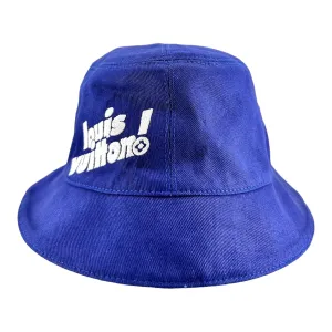 Louis Vuitton Everyday LV Bucket Hat Blue Yellow Pre-Owned