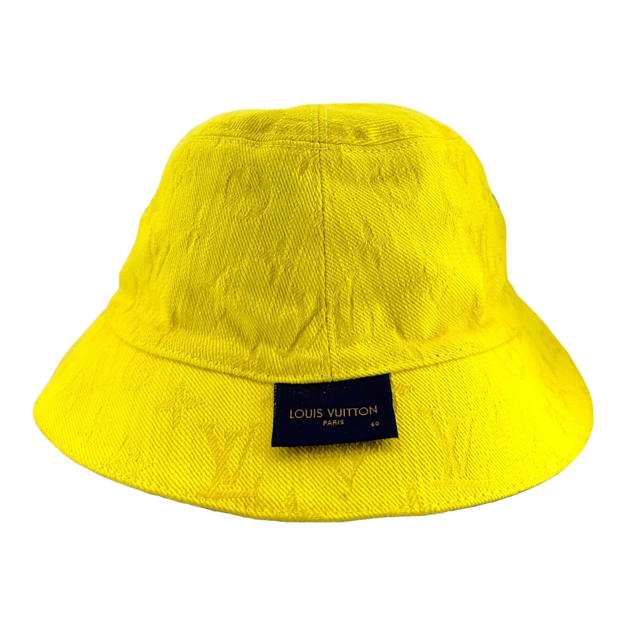 Louis Vuitton Everyday LV Bucket Hat Blue Yellow Pre-Owned
