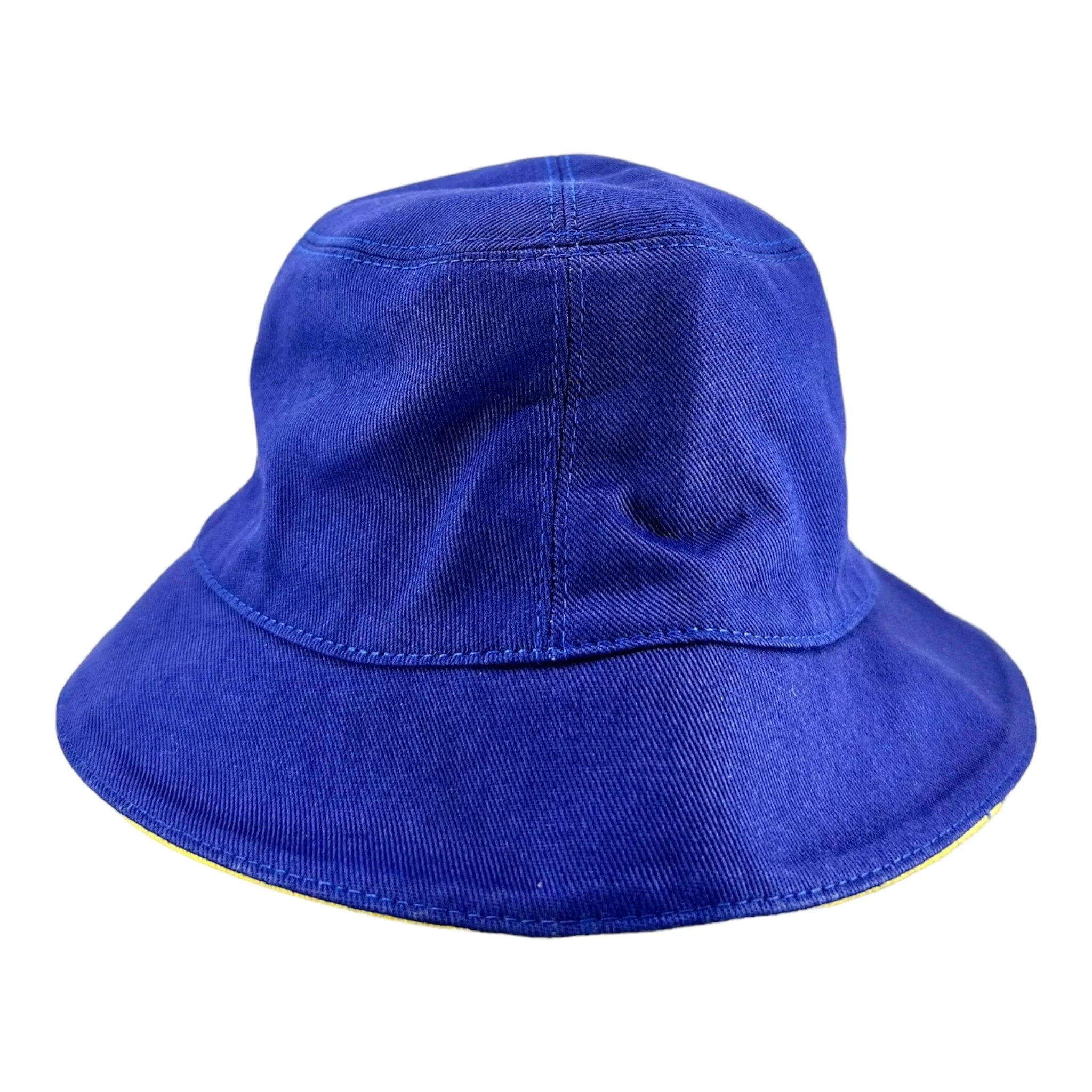 Louis Vuitton Everyday LV Bucket Hat Blue Yellow Pre-Owned