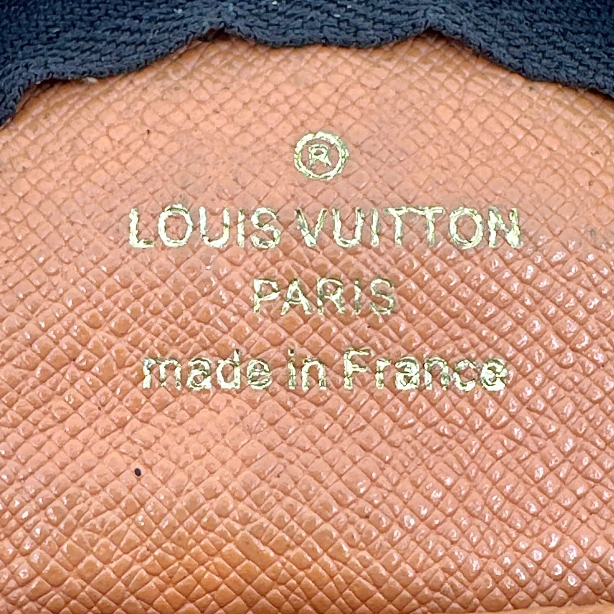 Louis Vuitton Groom Porte Monnaie Round Coin Pouch Monogram Brown Pre-Owned