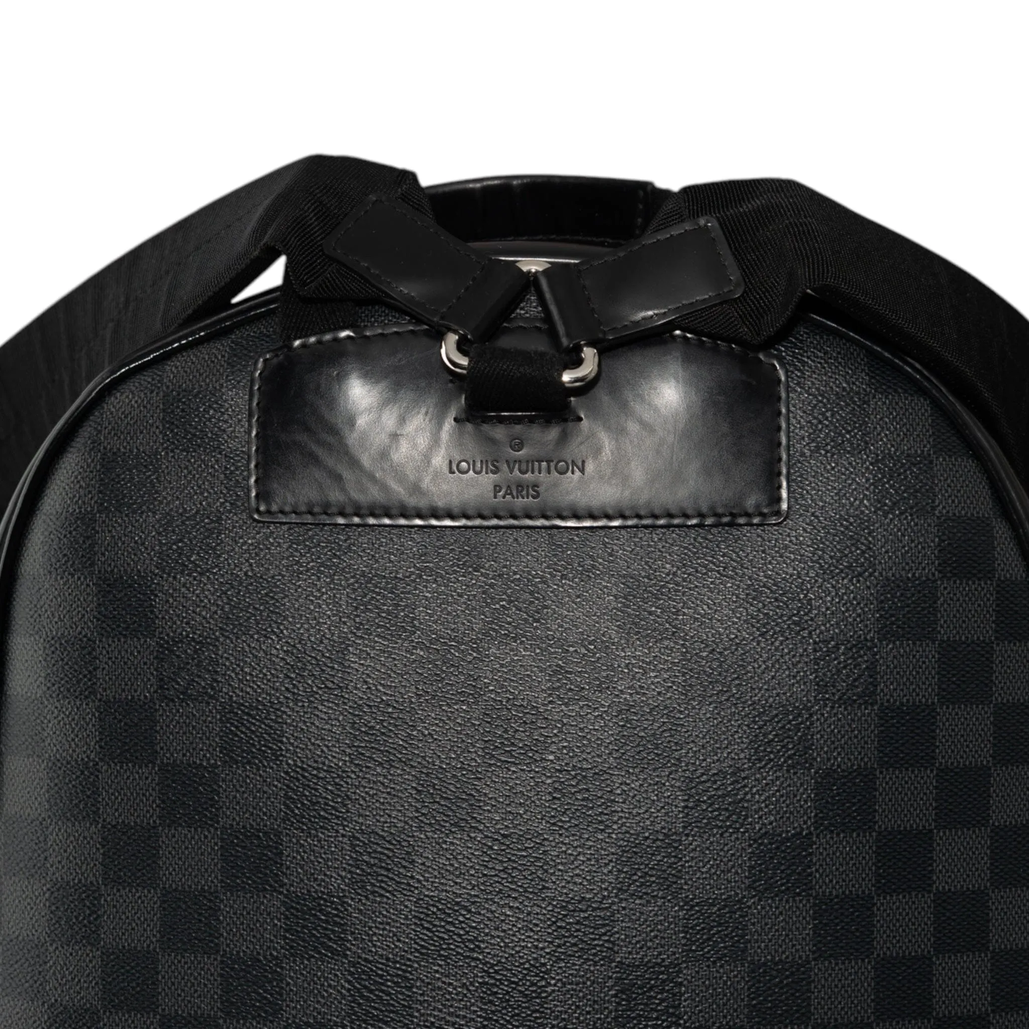 Louis Vuitton Josh Backpack Damier Graphite Black Pre-Owned