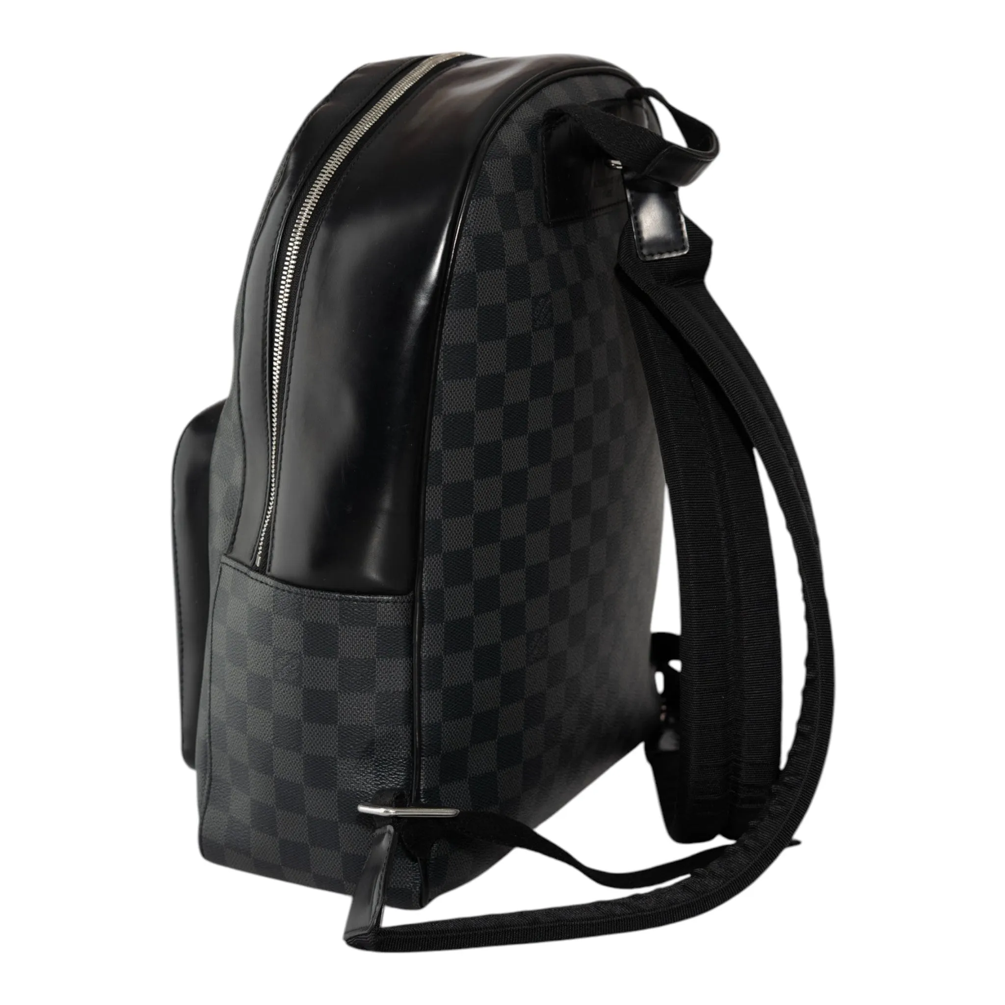 Louis Vuitton Josh Backpack Damier Graphite Black Pre-Owned
