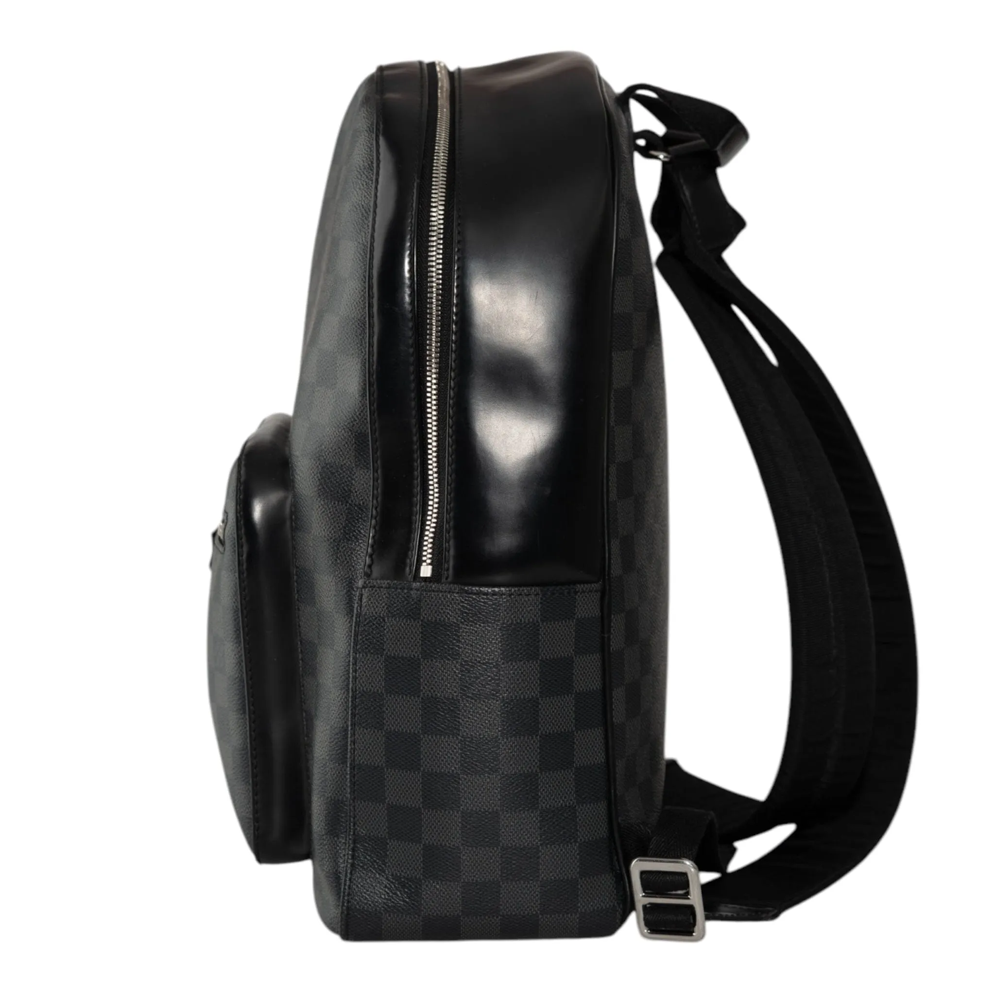 Louis Vuitton Josh Backpack Damier Graphite Black Pre-Owned
