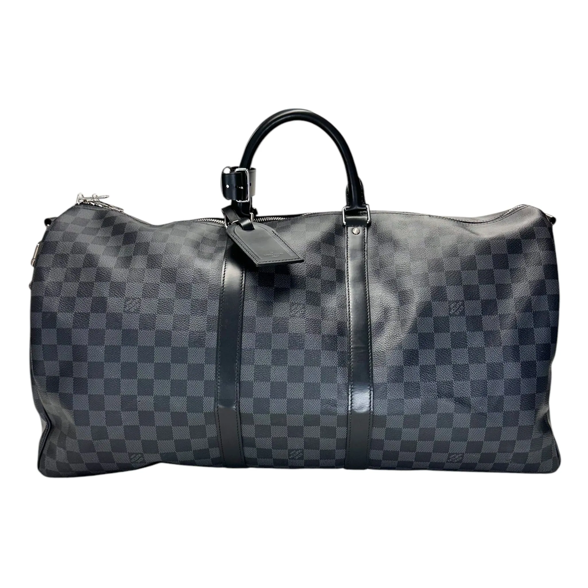 Louis Vuitton Keepall Bandouliere 55 Damier Graphite Pre-Owned