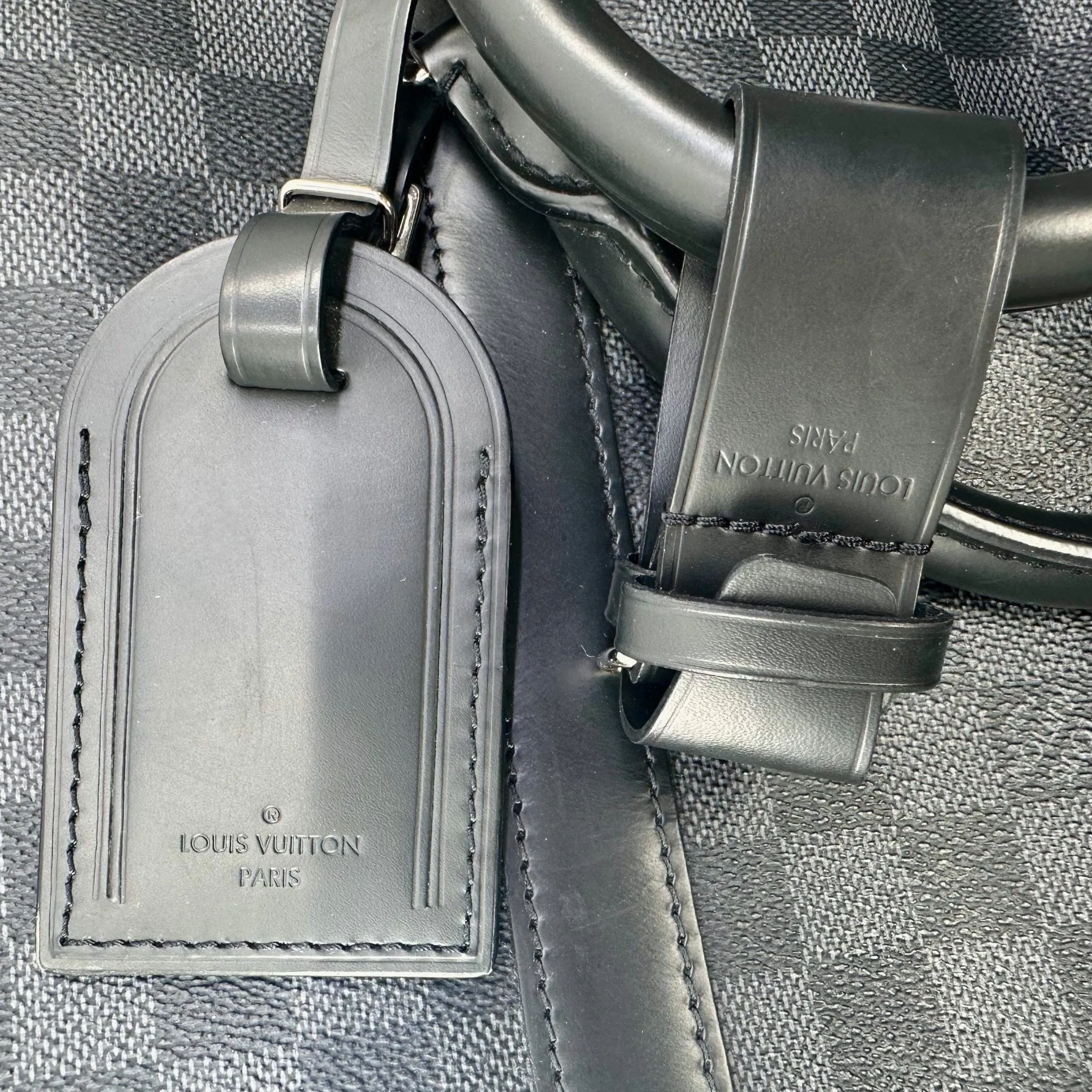Louis Vuitton Keepall Bandouliere 55 Damier Graphite Pre-Owned
