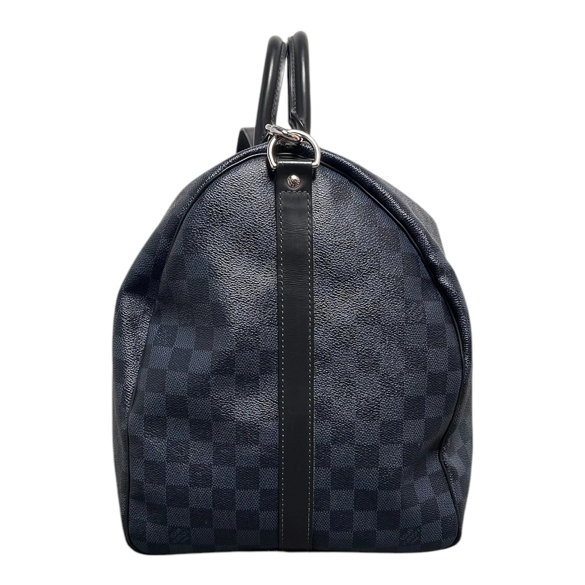 Louis Vuitton Keepall Bandouliere 55 Jungle Print Damier Cobalt Pre-Owned