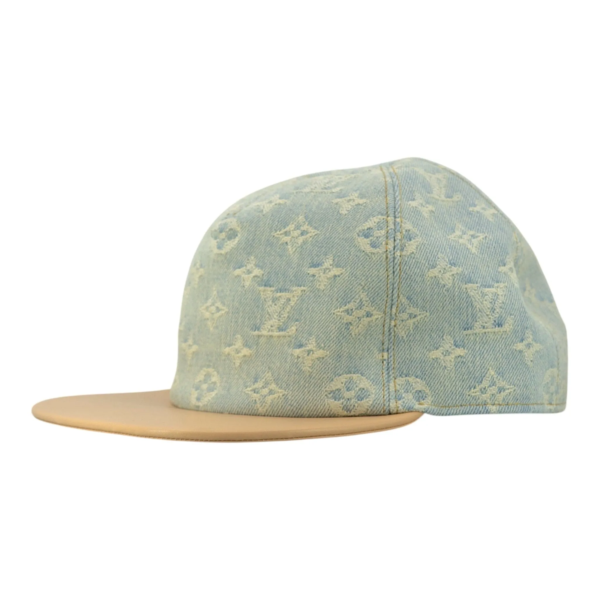 Louis Vuitton Legacy Denim Monogram Hat Light Blue