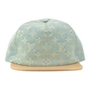 Louis Vuitton Legacy Denim Monogram Hat Light Blue