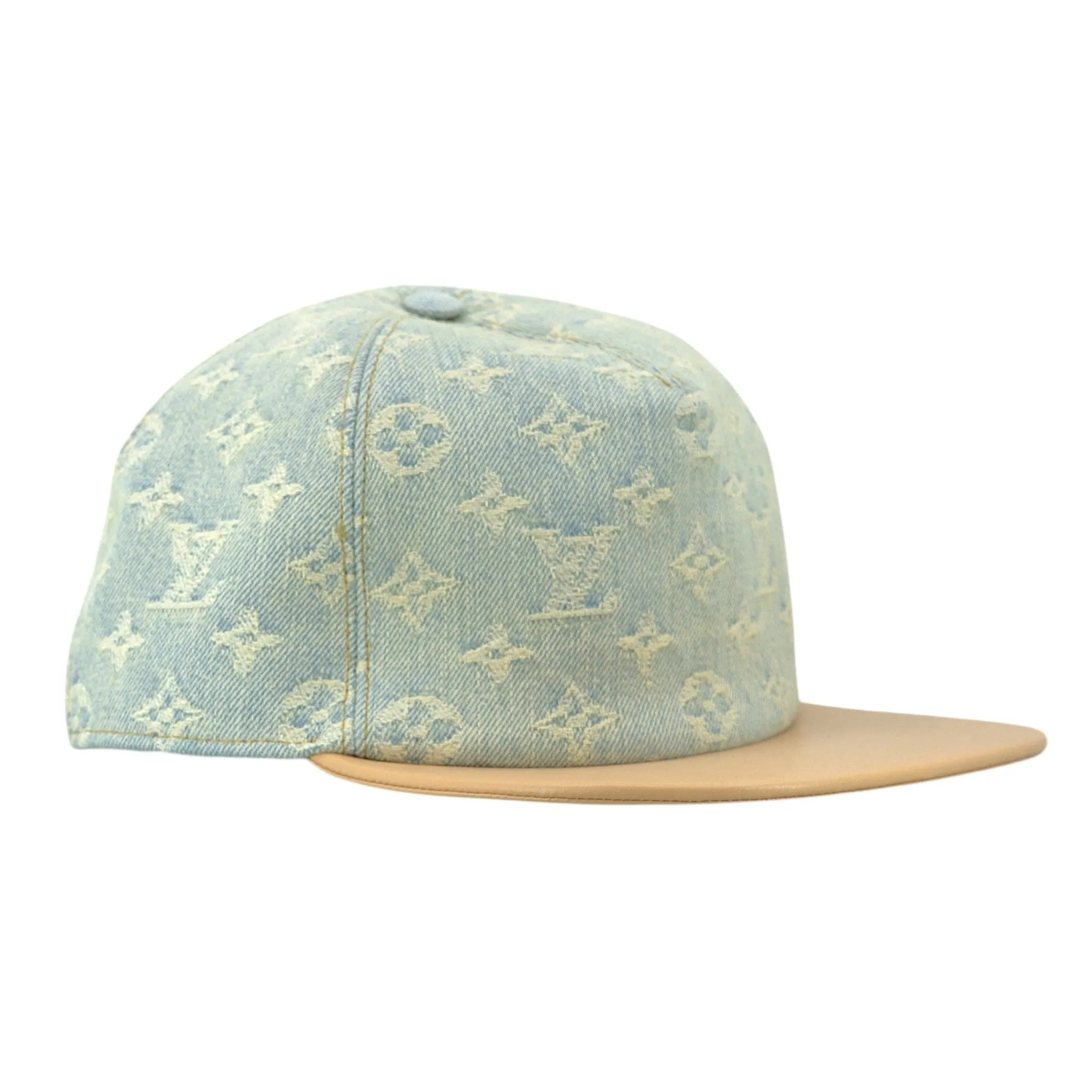 Louis Vuitton Legacy Denim Monogram Hat Light Blue