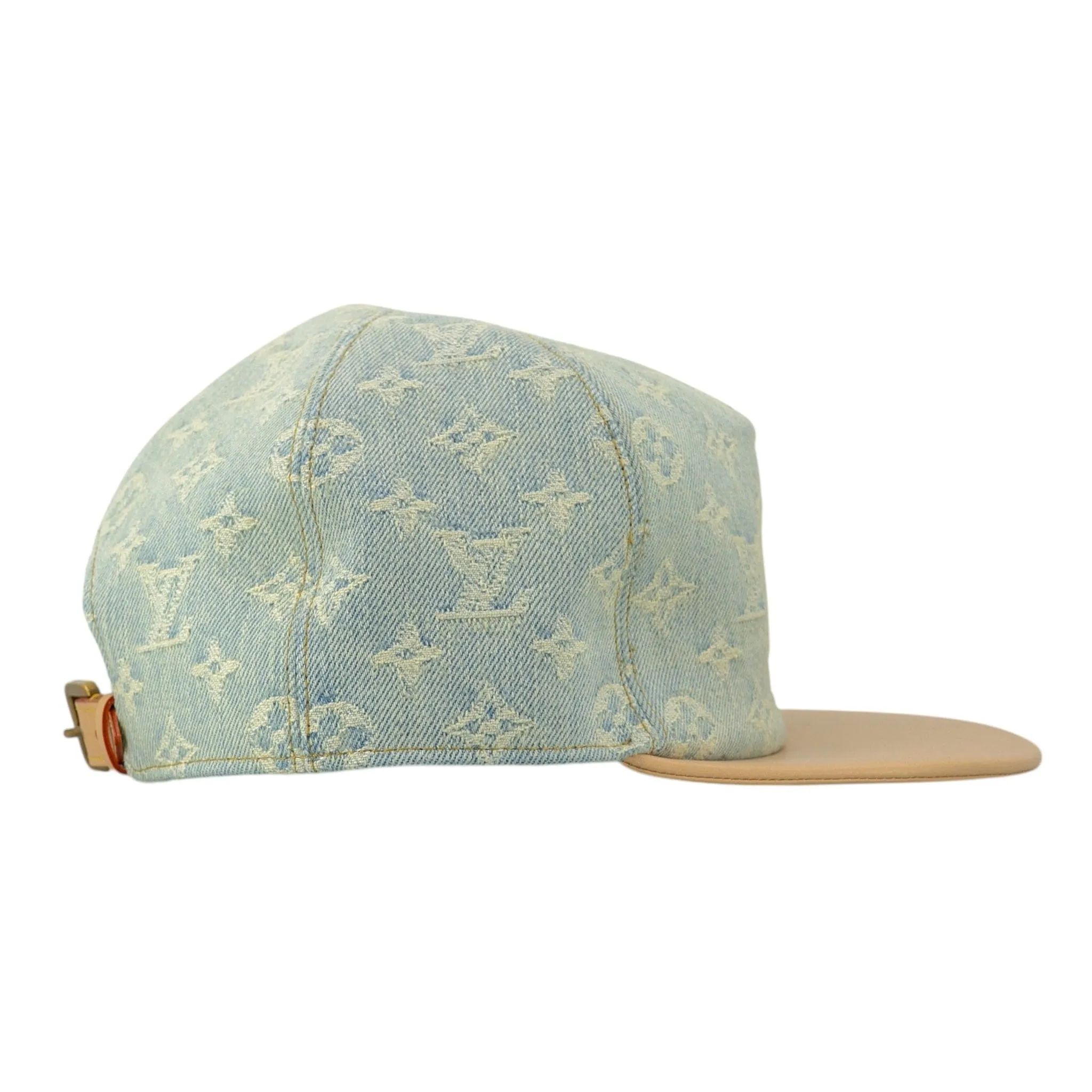 Louis Vuitton Legacy Denim Monogram Hat Light Blue