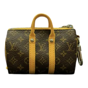 Louis Vuitton LV Colormania Mini Keepall Pouch Monogram Brown Yellow