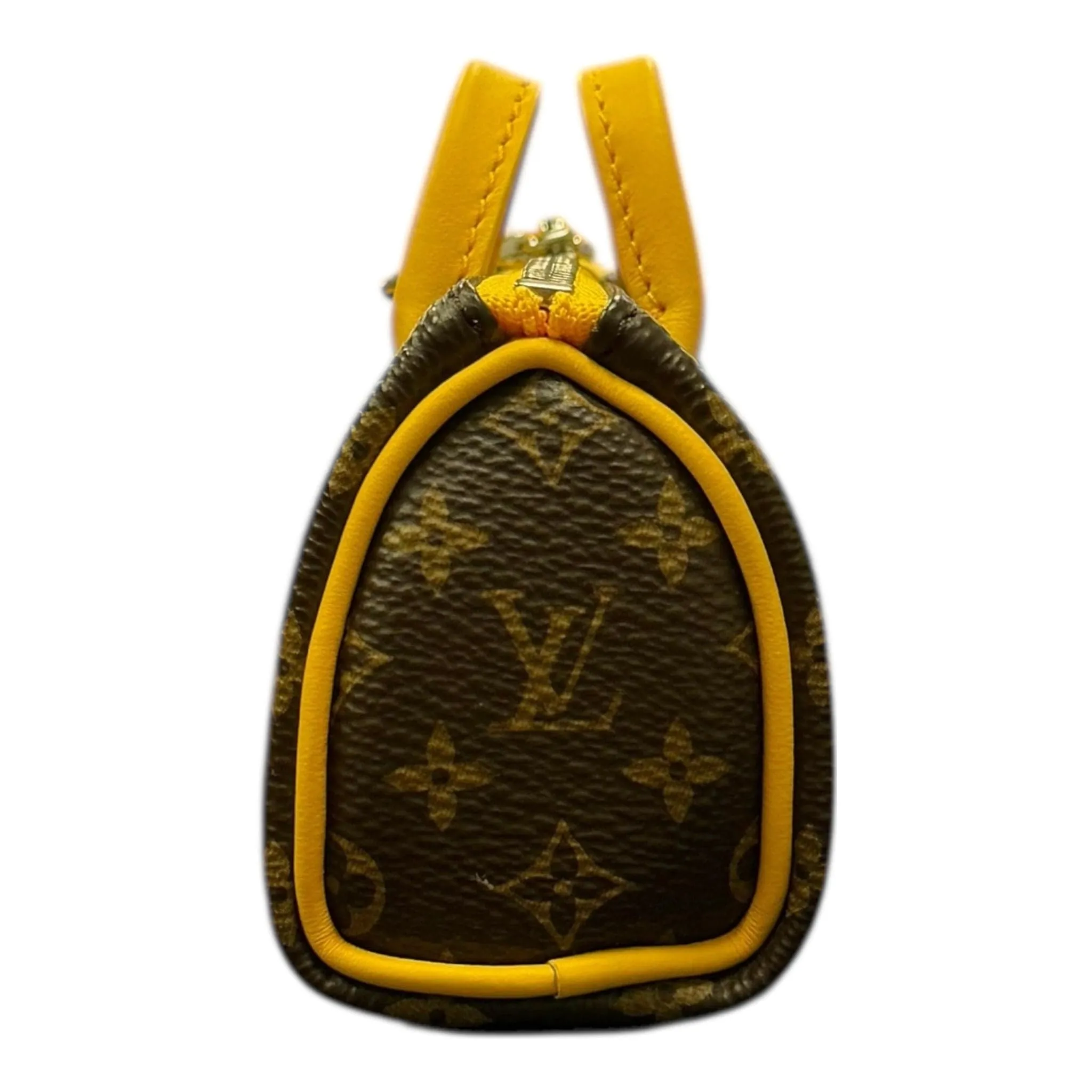 Louis Vuitton LV Colormania Mini Keepall Pouch Monogram Brown Yellow