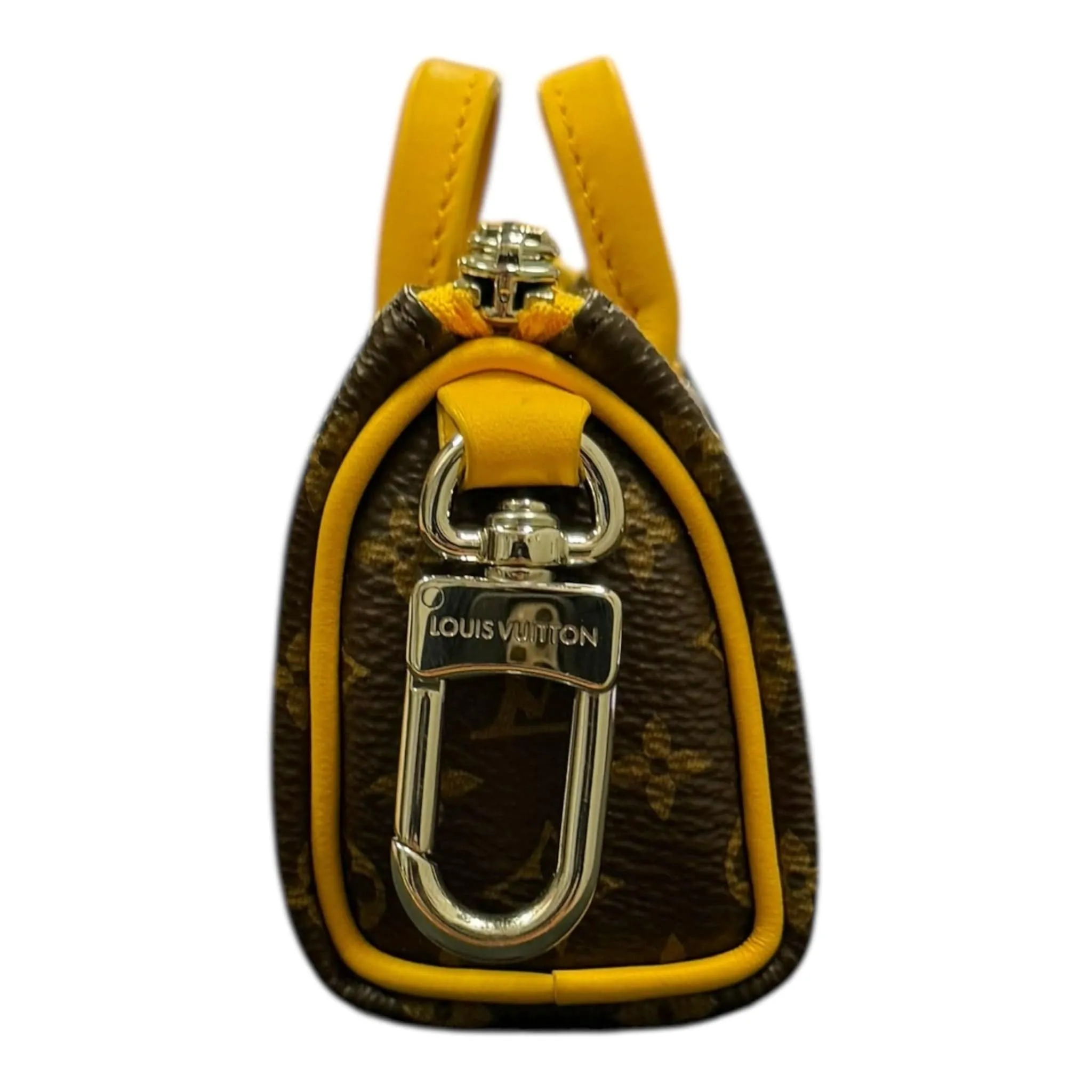 Louis Vuitton LV Colormania Mini Keepall Pouch Monogram Brown Yellow
