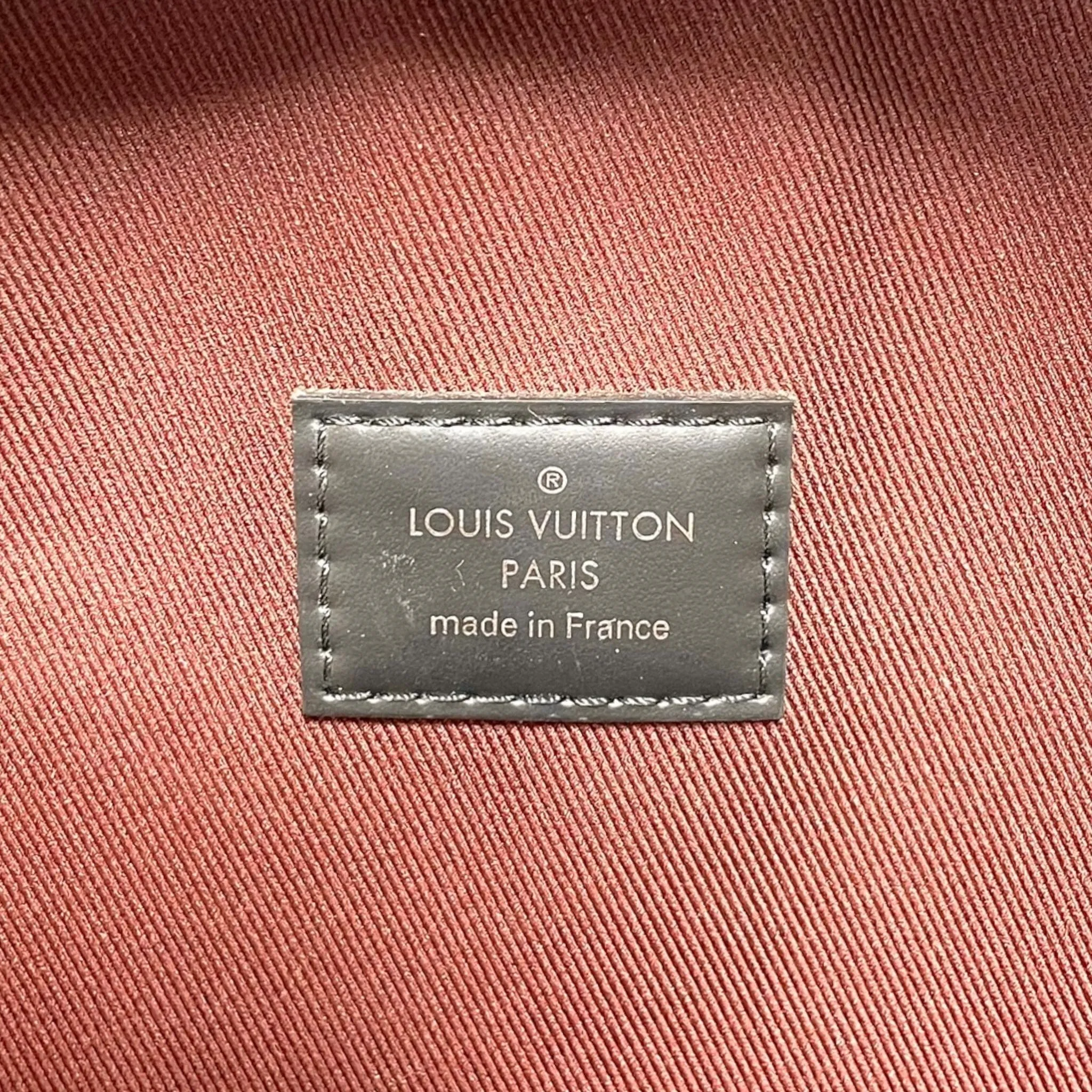Louis Vuitton LV Josh Backpack Monogram Macassar Black Pre-Owned