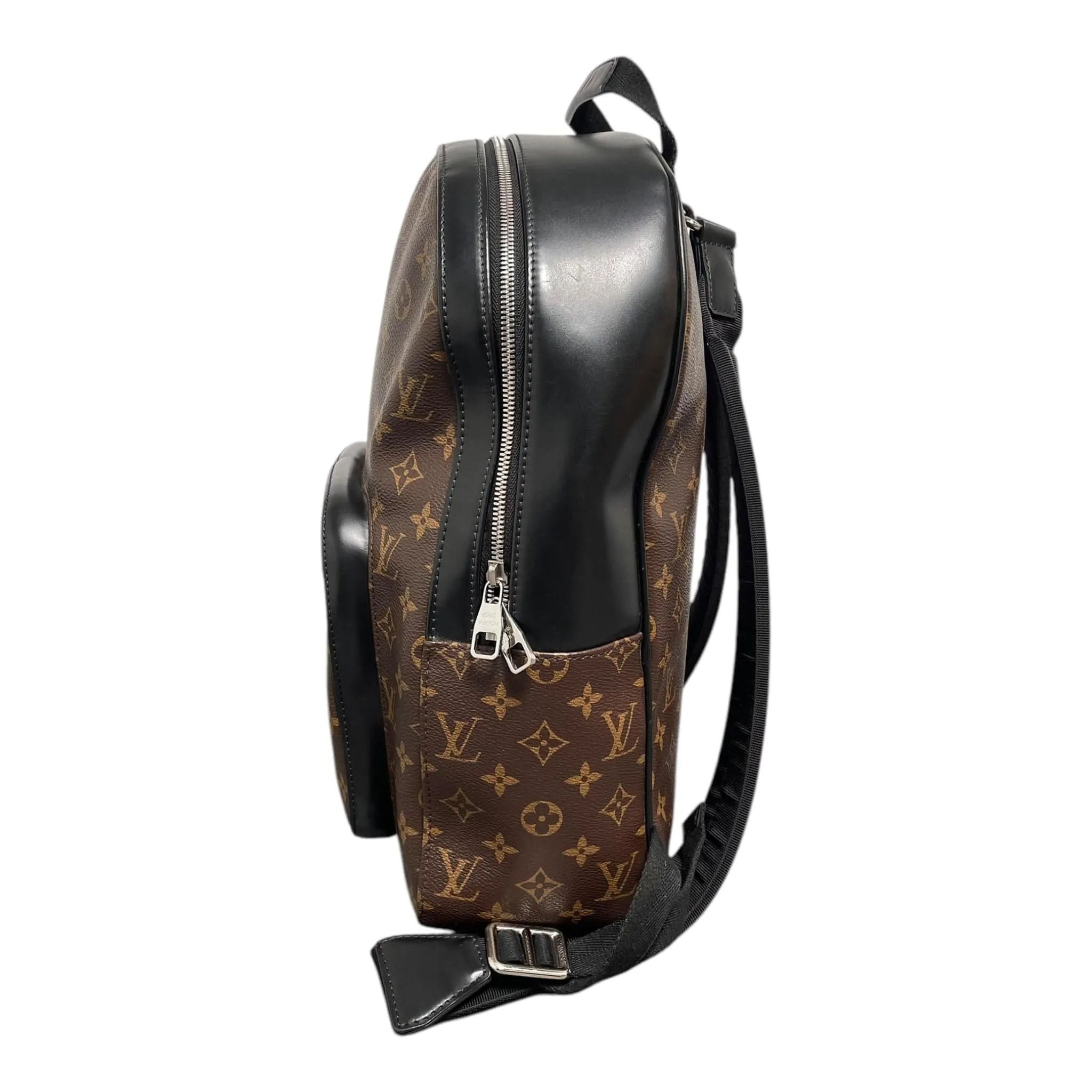Louis Vuitton LV Josh Backpack Monogram Macassar Black Pre-Owned