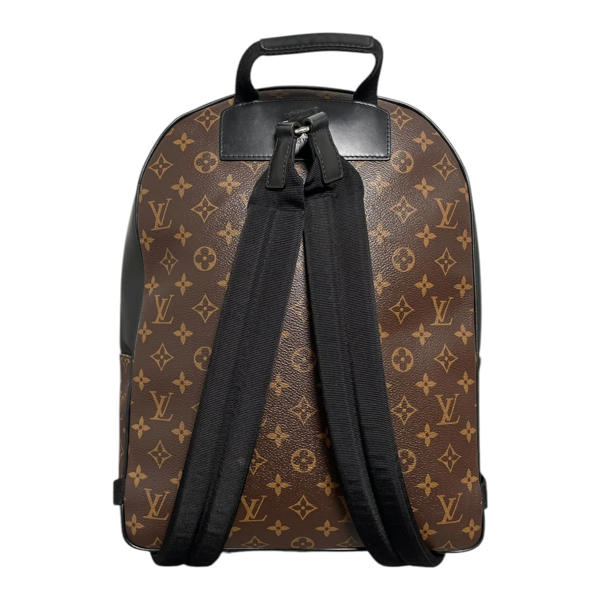 Louis Vuitton LV Josh Backpack Monogram Macassar Black Pre-Owned