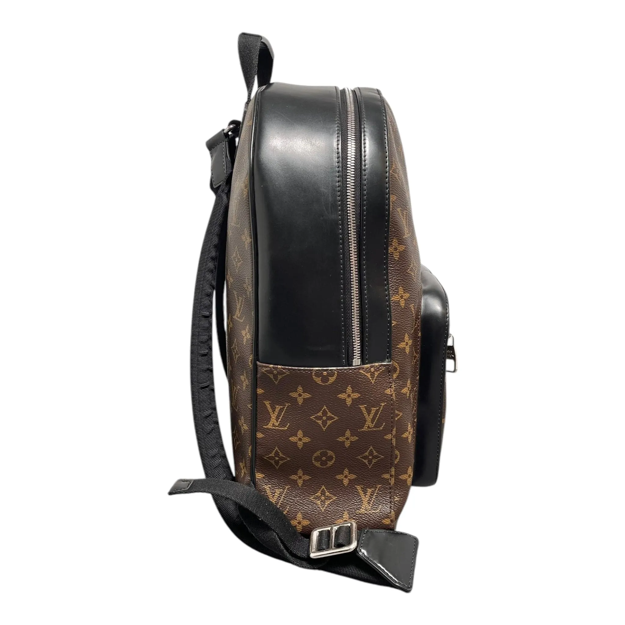 Louis Vuitton LV Josh Backpack Monogram Macassar Black Pre-Owned