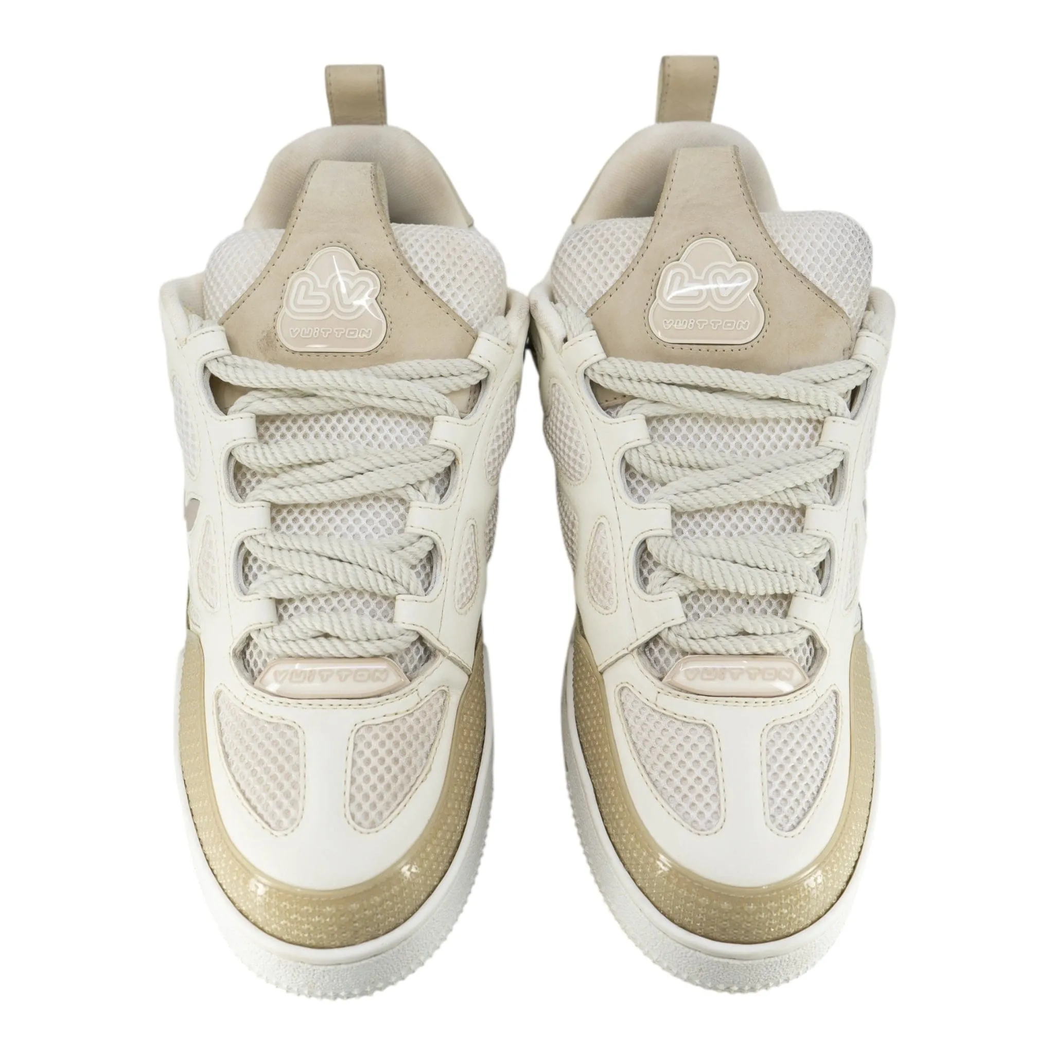 Louis Vuitton LV Skate Sneaker Beige White Pre-Owned