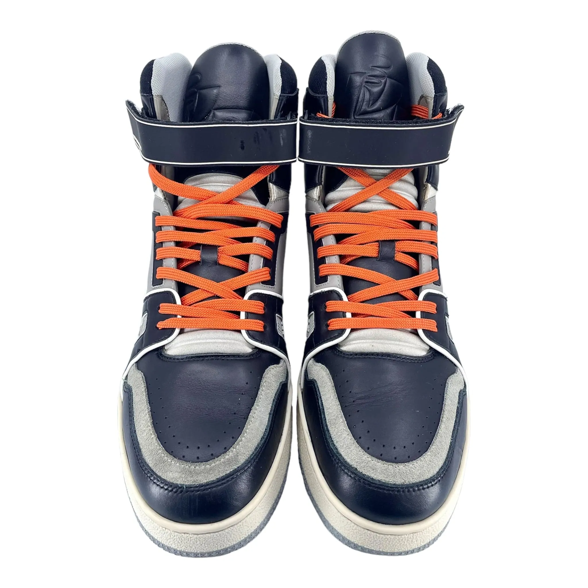 Louis Vuitton LV Strap Trainer High Black Grey Pre-Owned