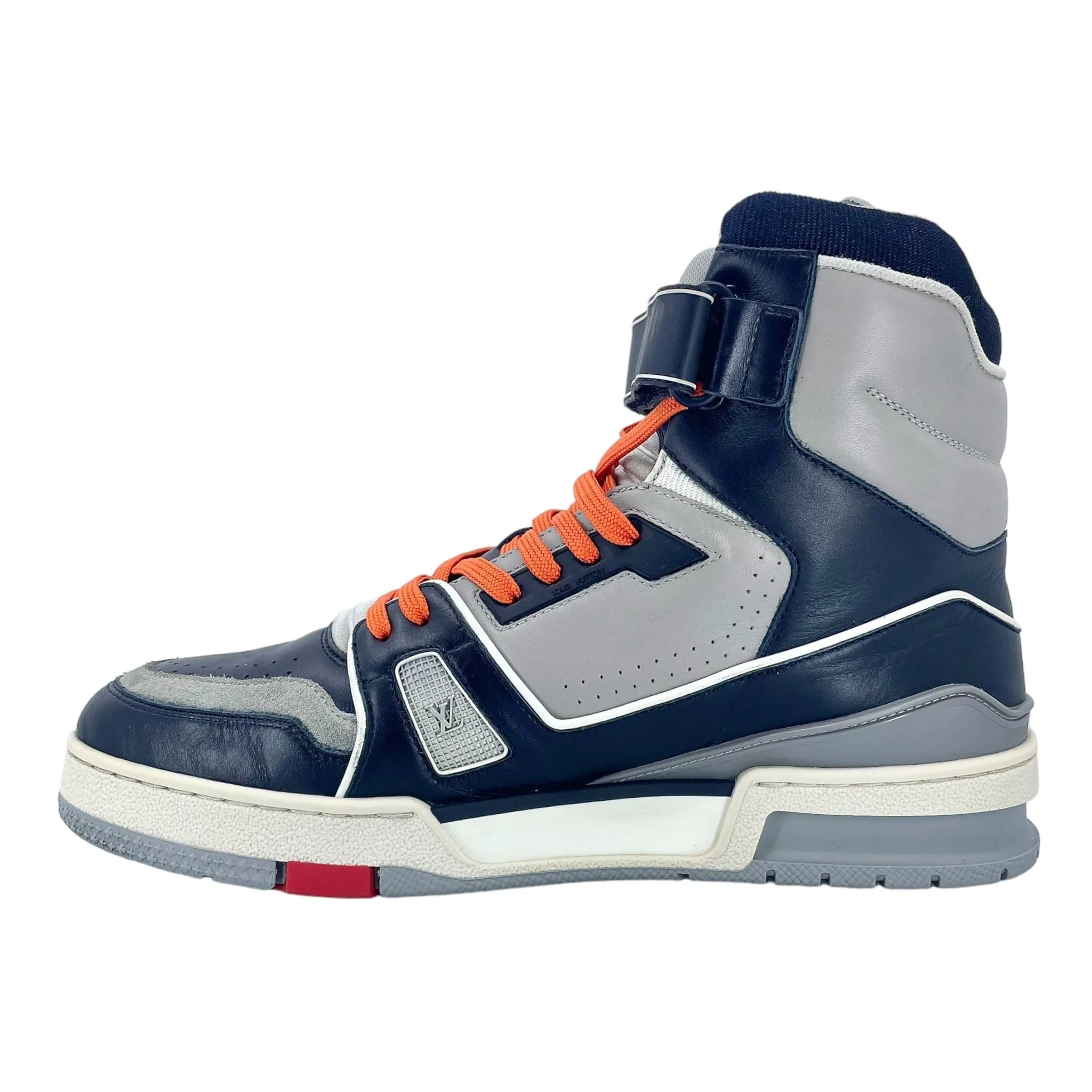 Louis Vuitton LV Strap Trainer High Black Grey Pre-Owned