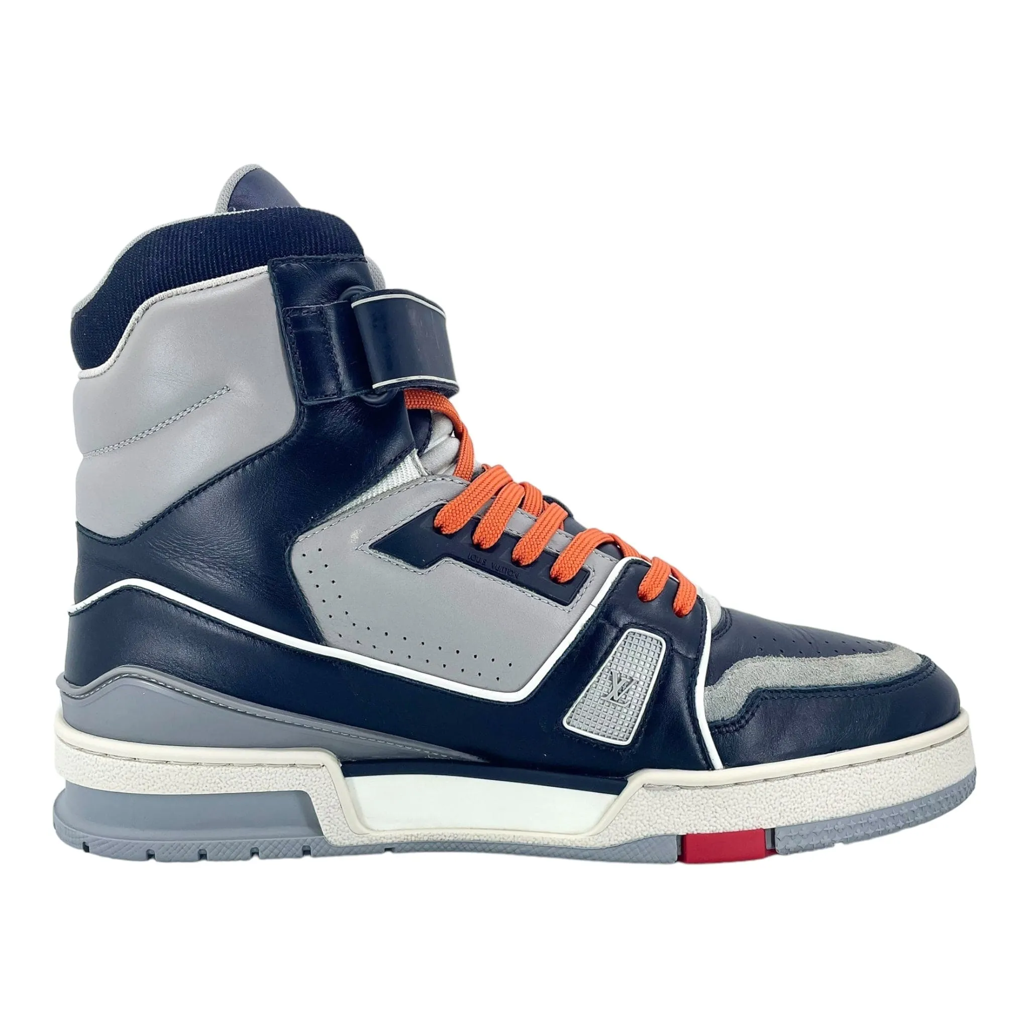 Louis Vuitton LV Strap Trainer High Black Grey Pre-Owned