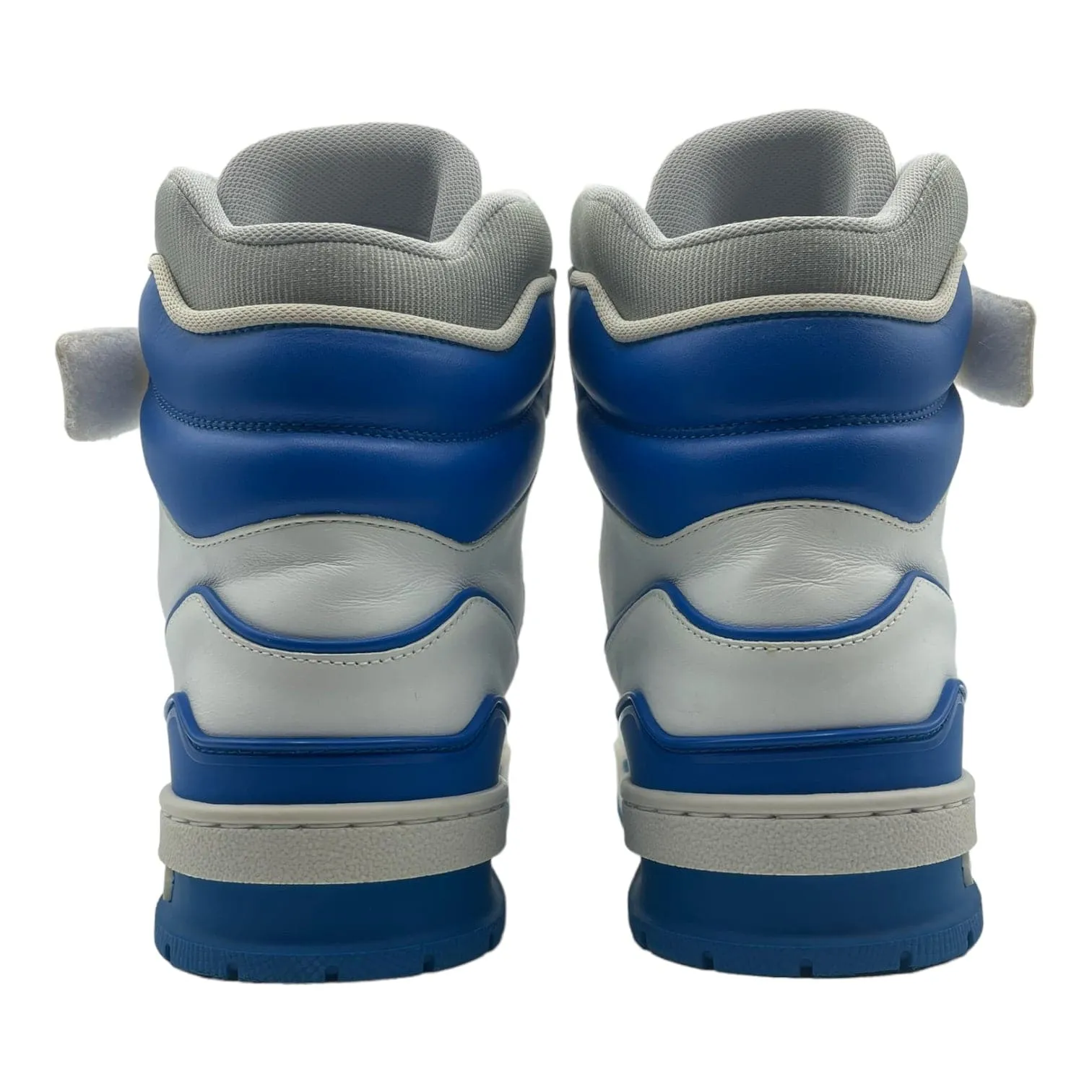 Louis Vuitton LV Strap Trainer High White Blue Pre-Owned