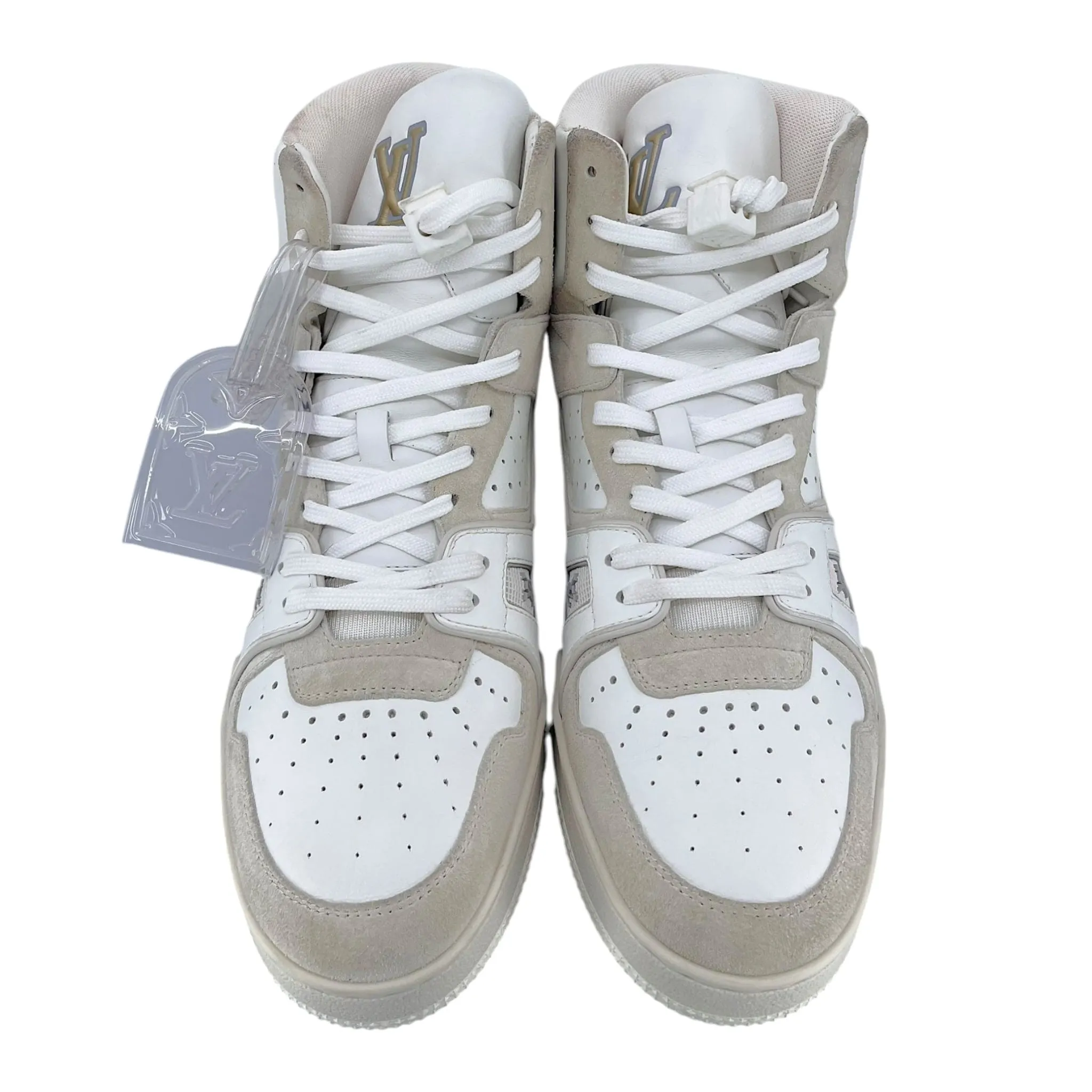 Louis Vuitton LV Trainer High White Iridescent Pre-Owned