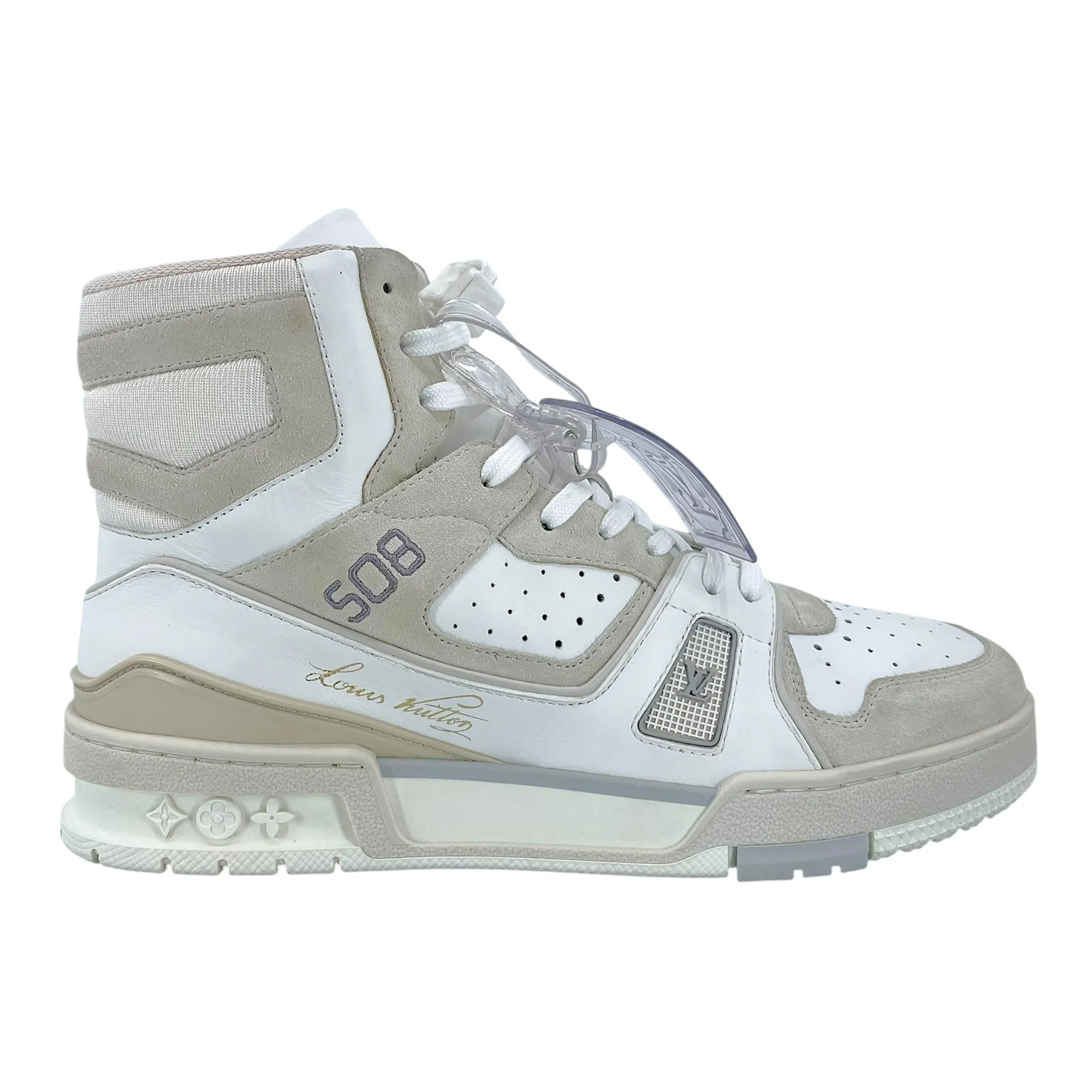 Louis Vuitton LV Trainer High White Iridescent Pre-Owned