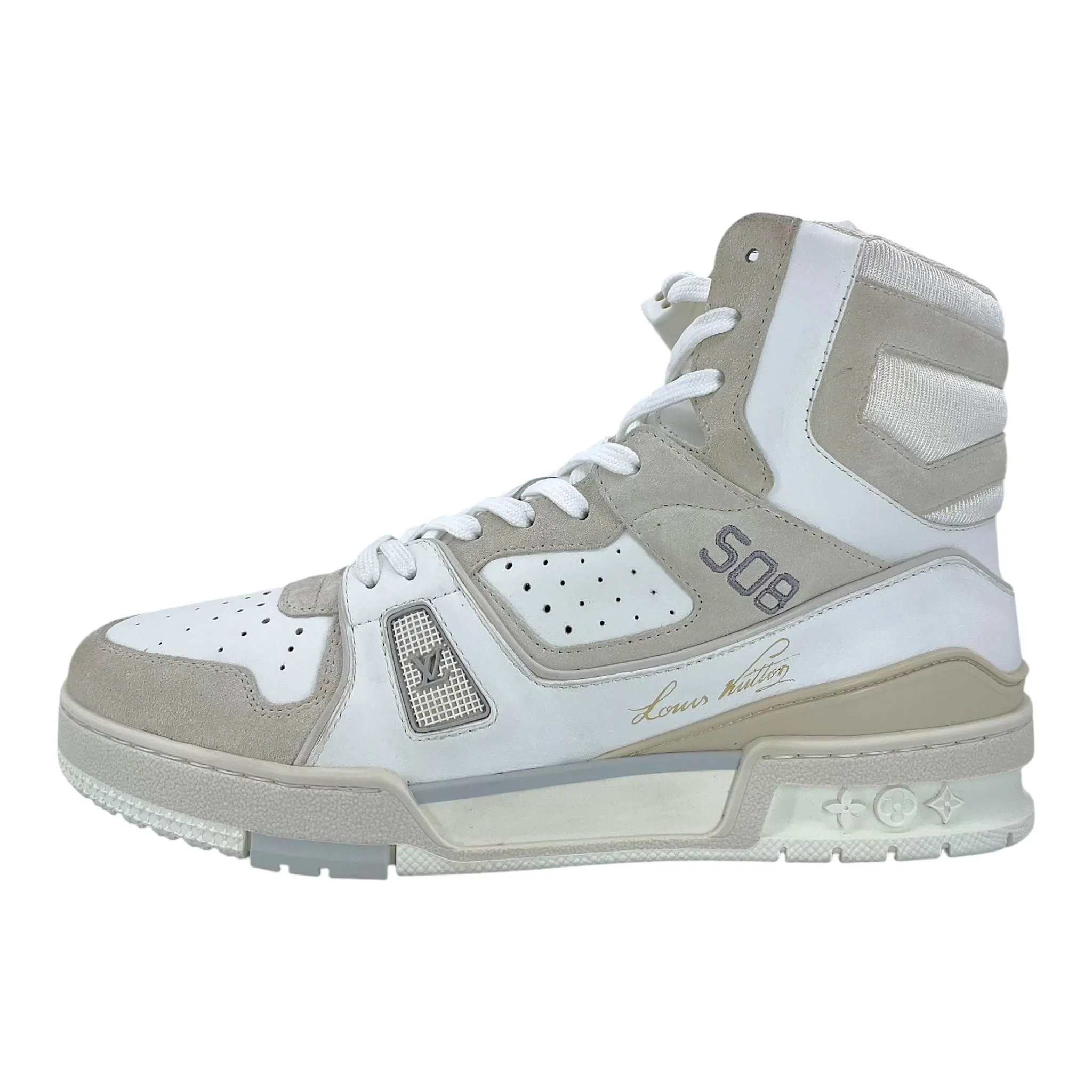 Louis Vuitton LV Trainer High White Iridescent Pre-Owned