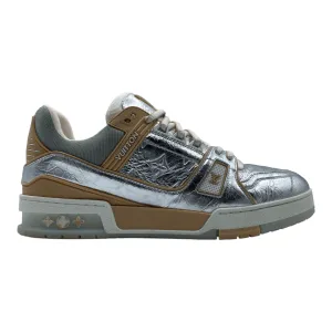 Louis Vuitton LV Trainer Low Metallic Beige Pre-Owned