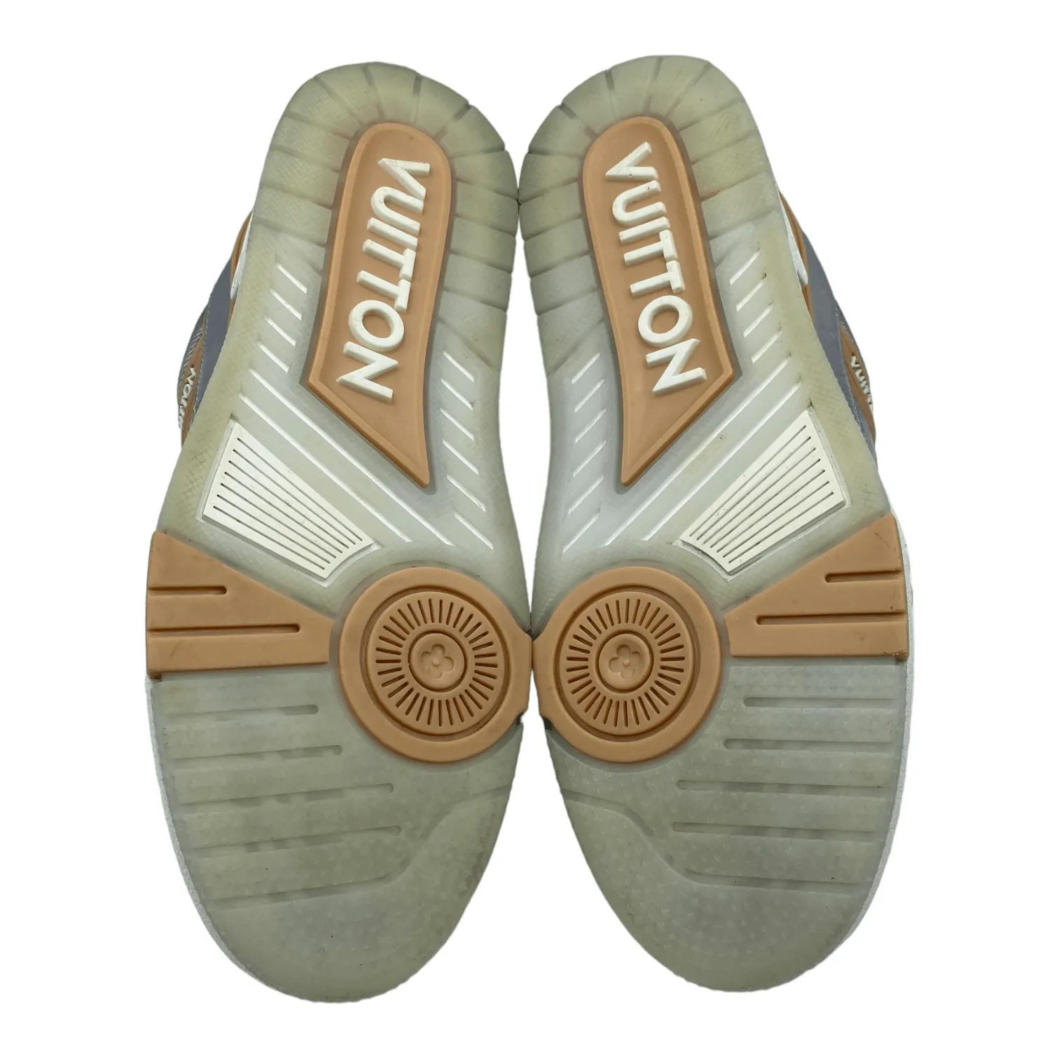Louis Vuitton LV Trainer Low Metallic Beige Pre-Owned