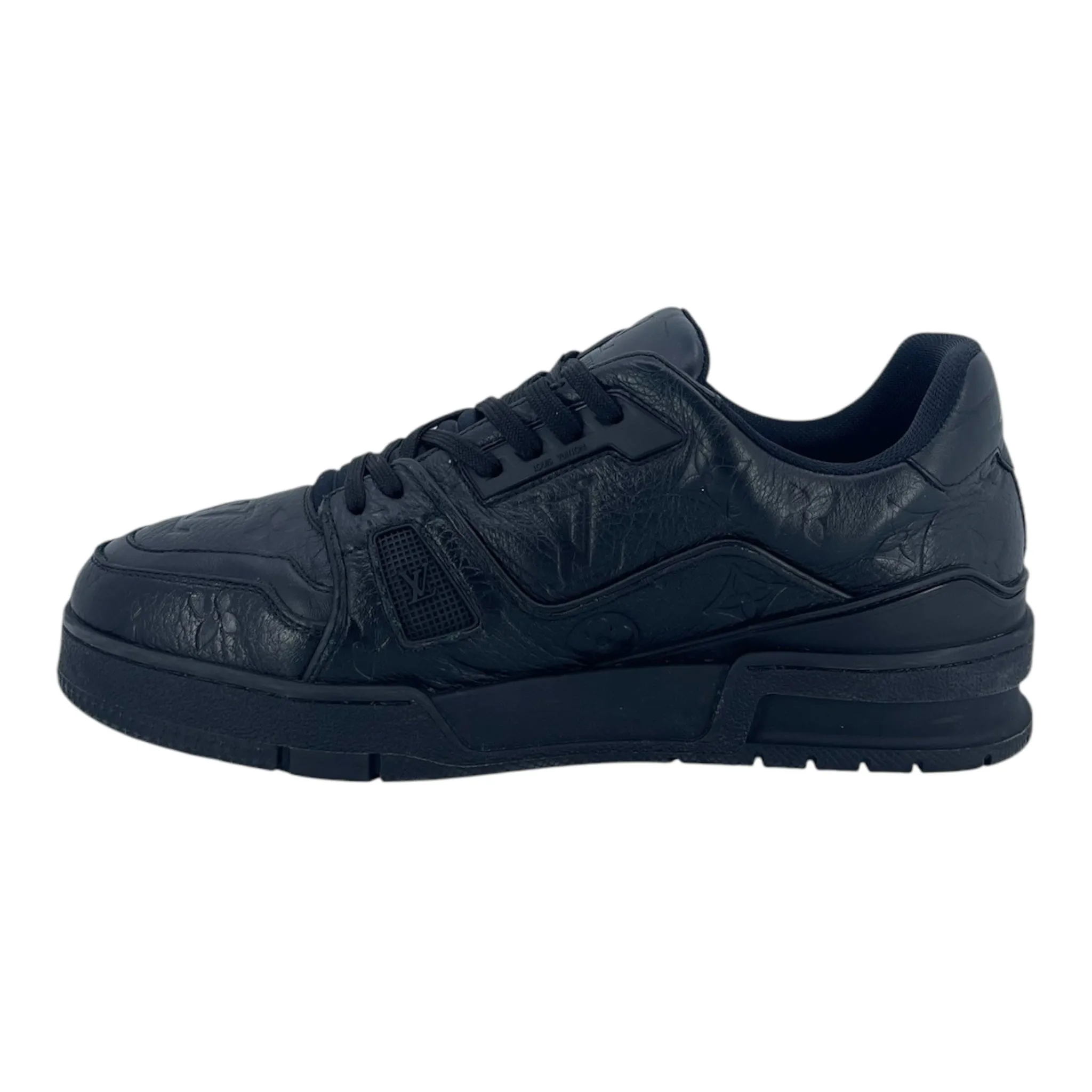 Louis Vuitton LV Trainer Low Monogram Black Black Pre-Owned