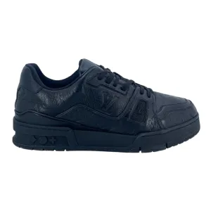 Louis Vuitton LV Trainer Low Monogram Black Black Pre-Owned