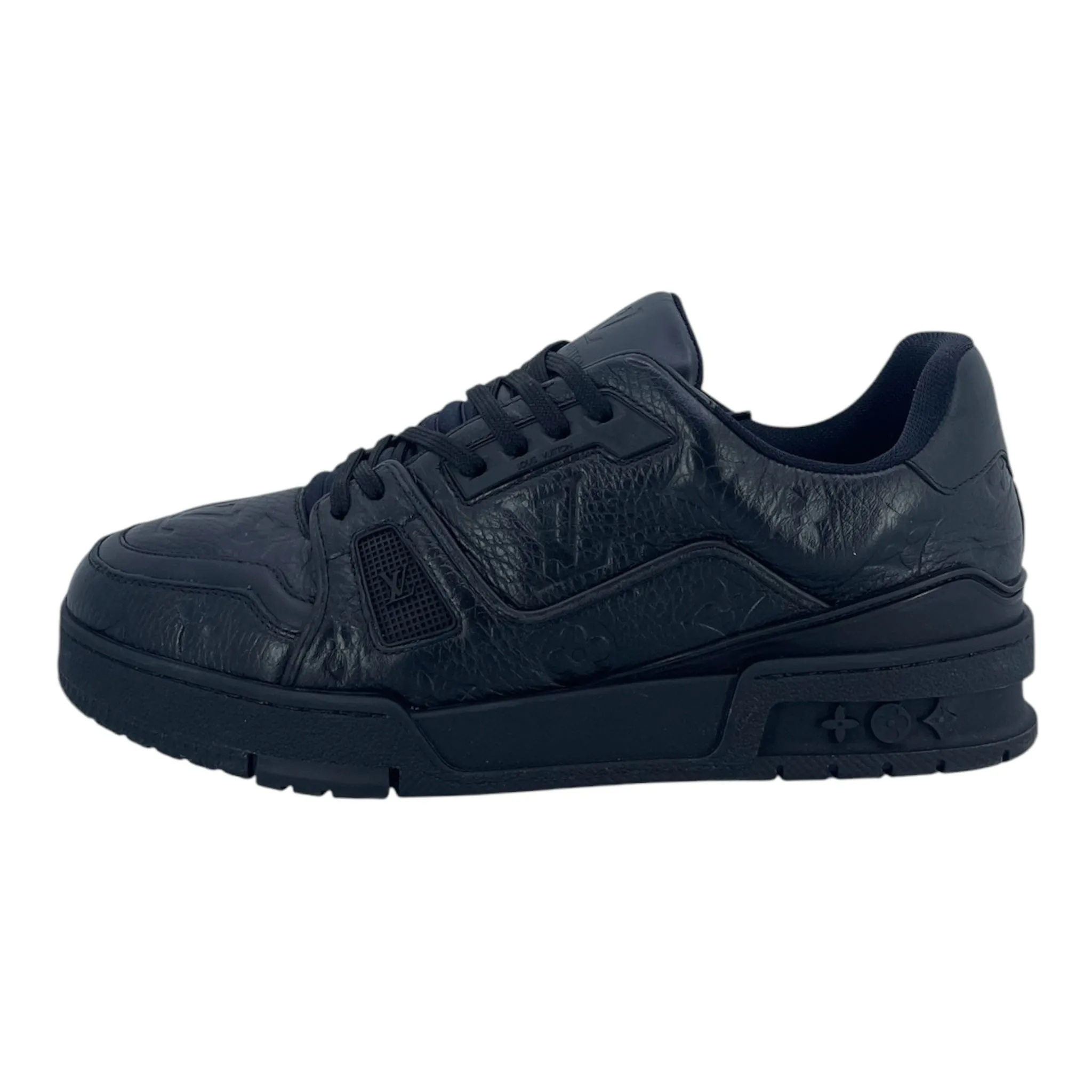 Louis Vuitton LV Trainer Low Monogram Black Black Pre-Owned