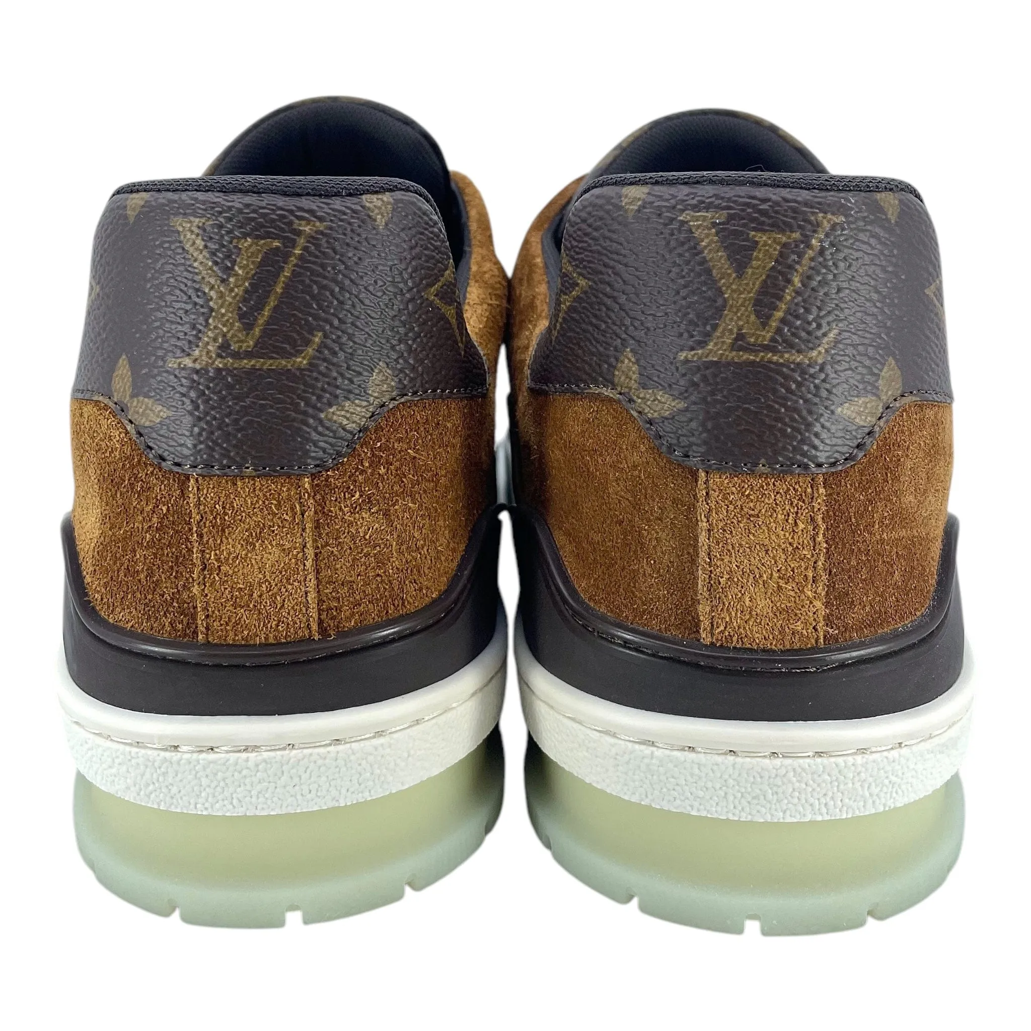 Louis Vuitton LV Trainer Low Monogram Brown