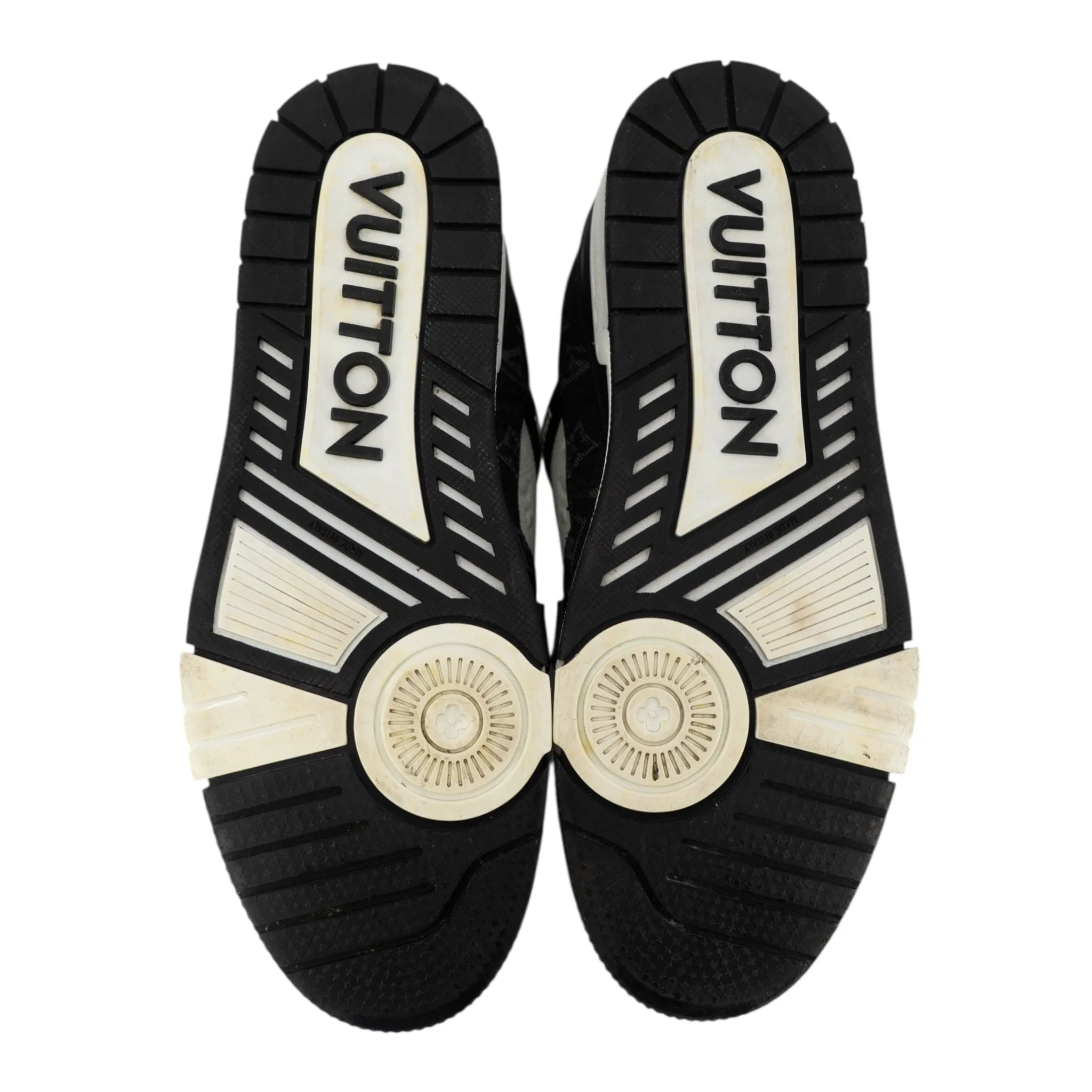 Louis Vuitton LV Trainer Low Monogram Denim Black White Pre-Owned