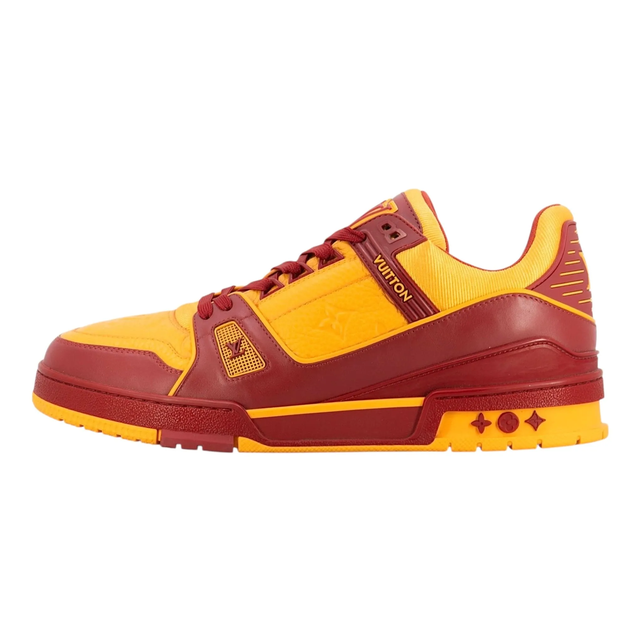 Louis Vuitton LV Trainer Low Red Orange Pre-Owned