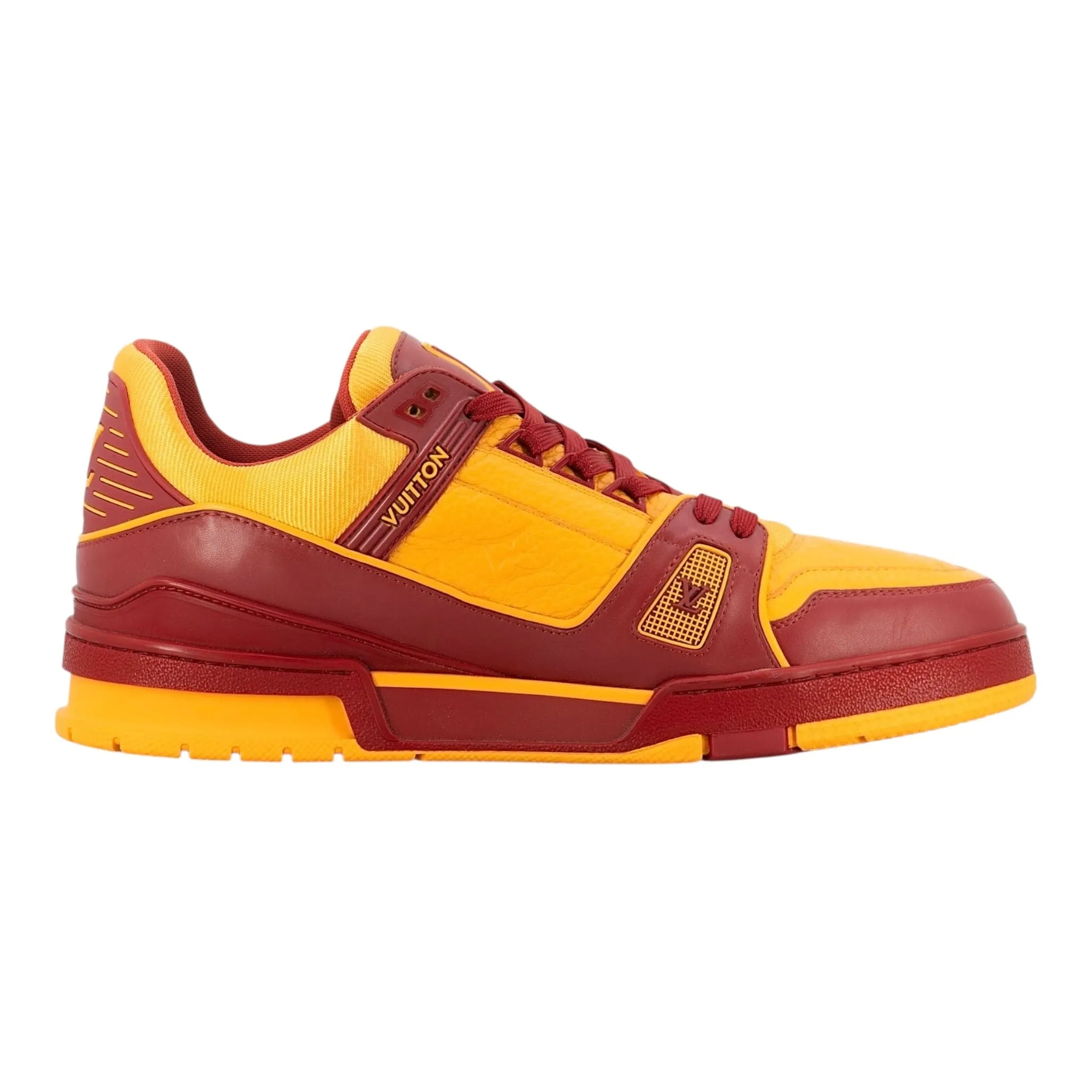 Louis Vuitton LV Trainer Low Red Orange Pre-Owned