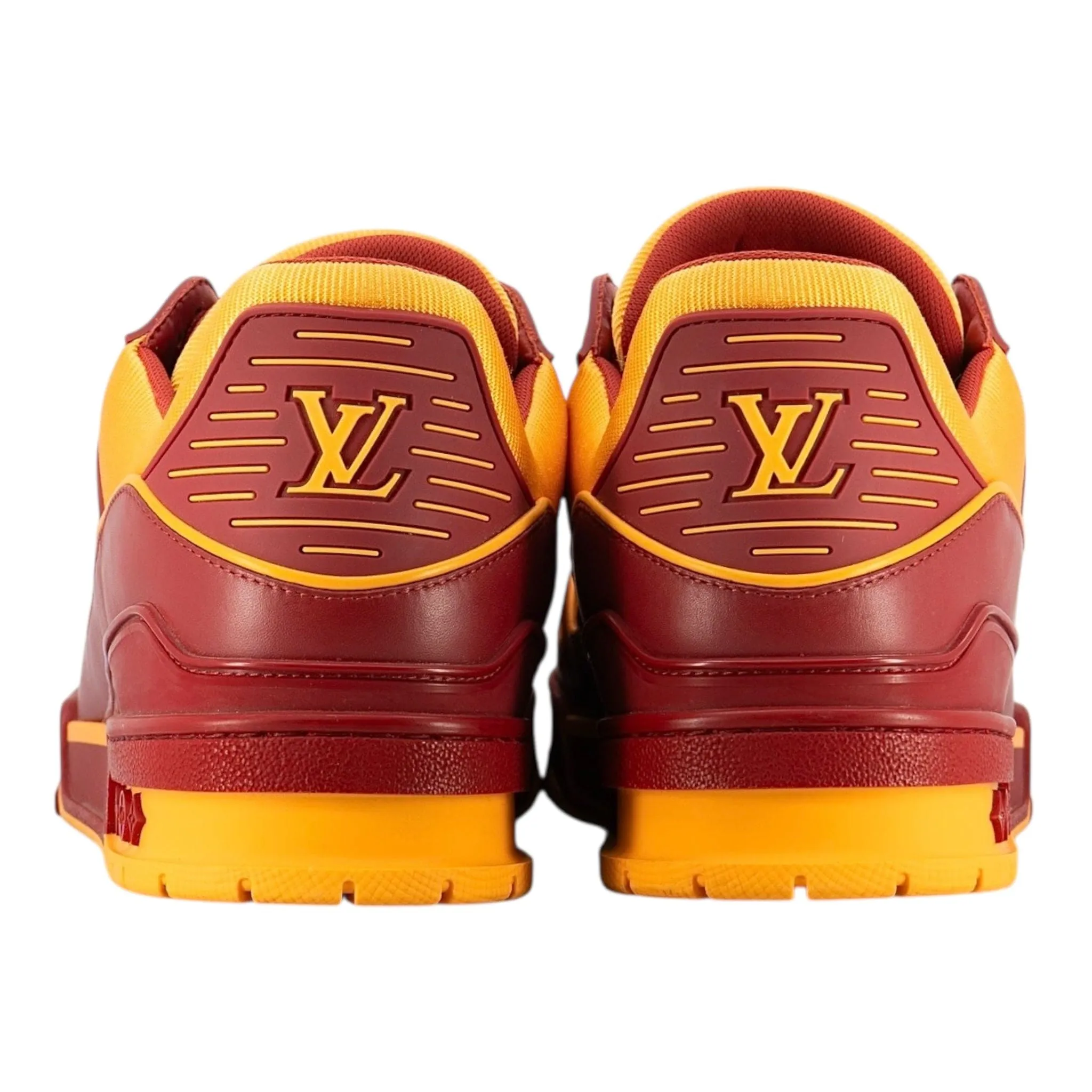Louis Vuitton LV Trainer Low Red Orange Pre-Owned