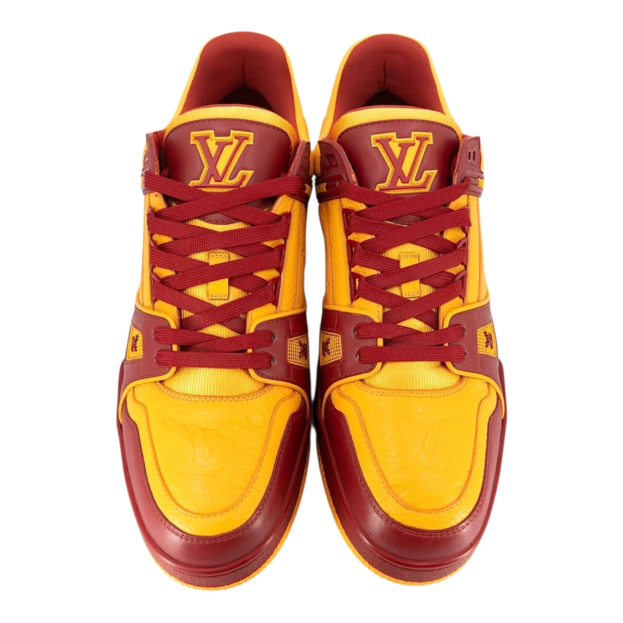 Louis Vuitton LV Trainer Low Red Orange Pre-Owned