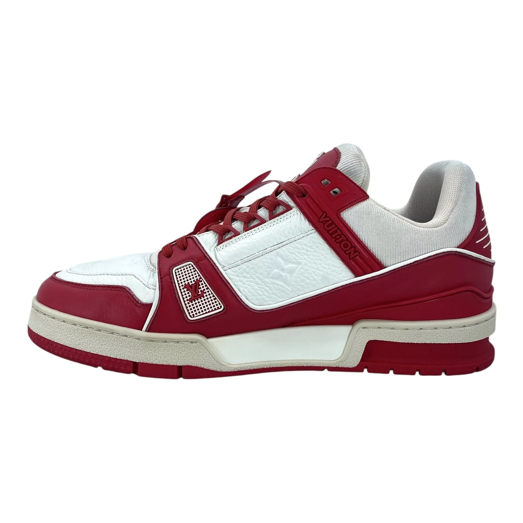 Louis Vuitton LV Trainer Low Red White Pre-Owned