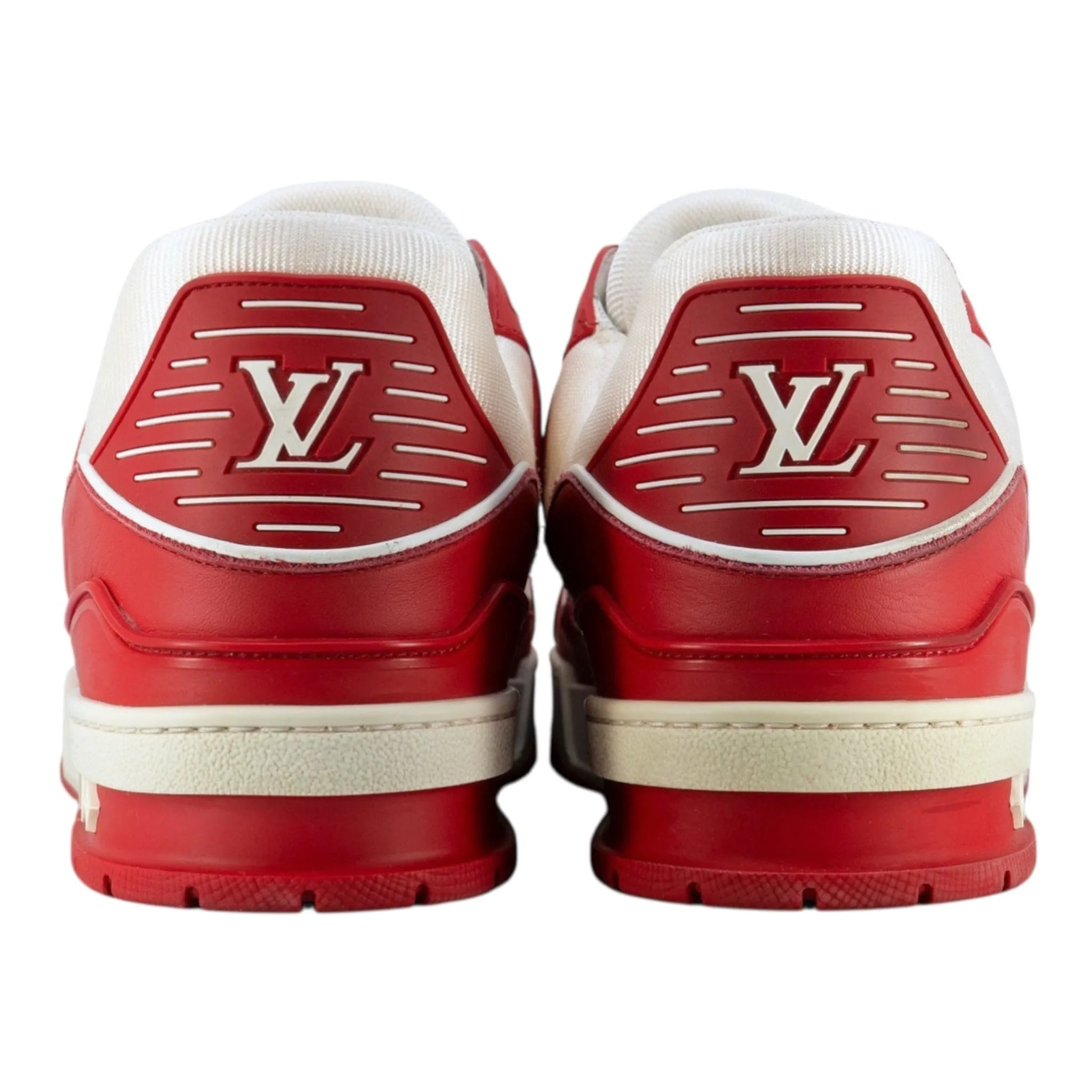Louis Vuitton LV Trainer Low Red White