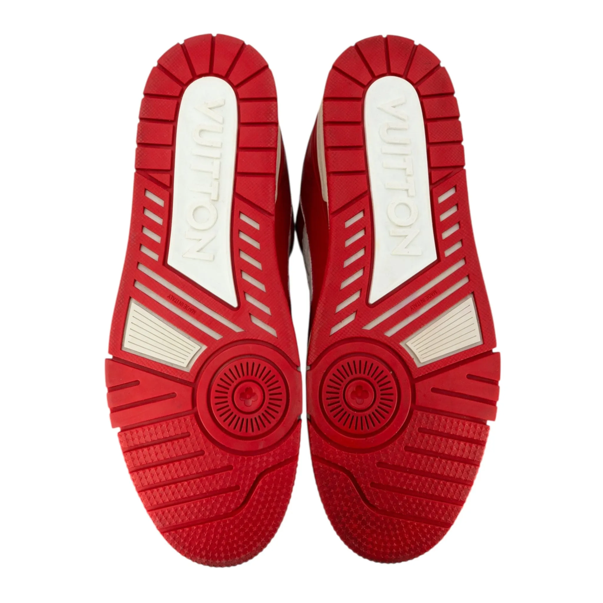 Louis Vuitton LV Trainer Low Red White
