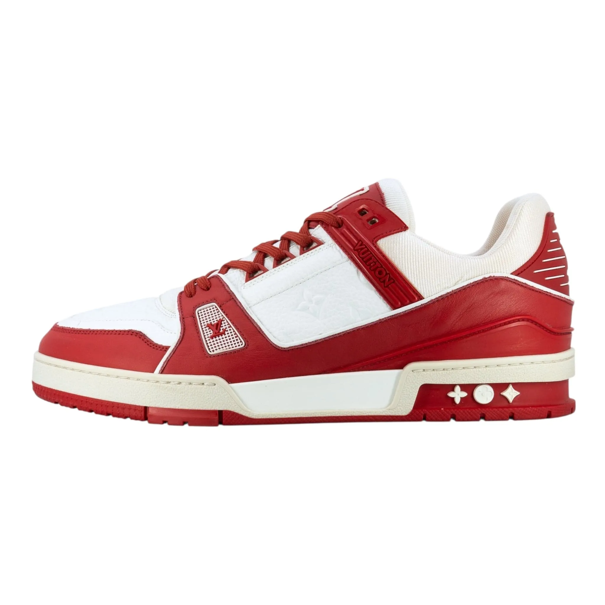 Louis Vuitton LV Trainer Low Red White