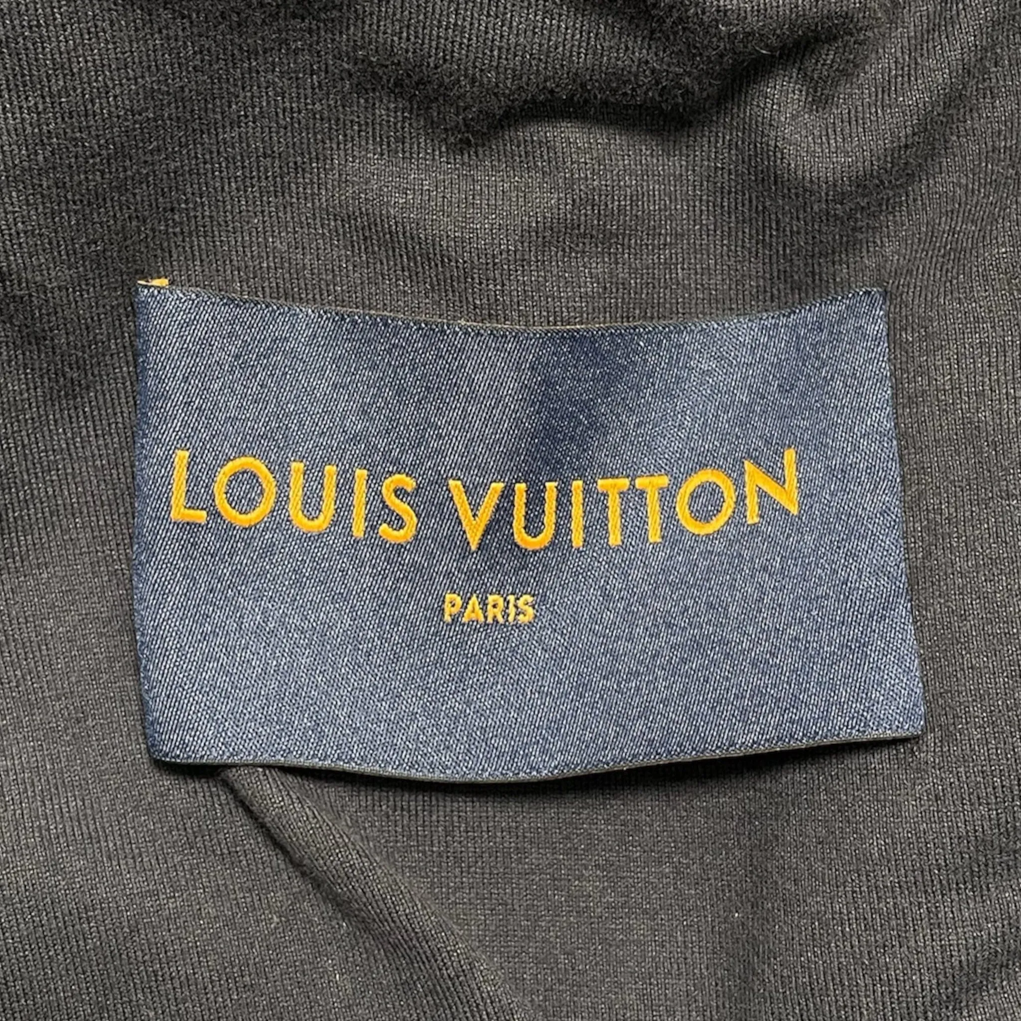 Louis Vuitton Monogram Camo Fleece Blouson Multicolor Green Pre-Owned