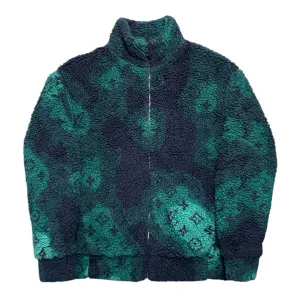 Louis Vuitton Monogram Camo Fleece Blouson Multicolor Green Pre-Owned