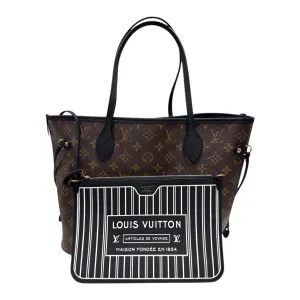 Louis Vuitton Neverfull MM Reversible Inside Out Monogram Black